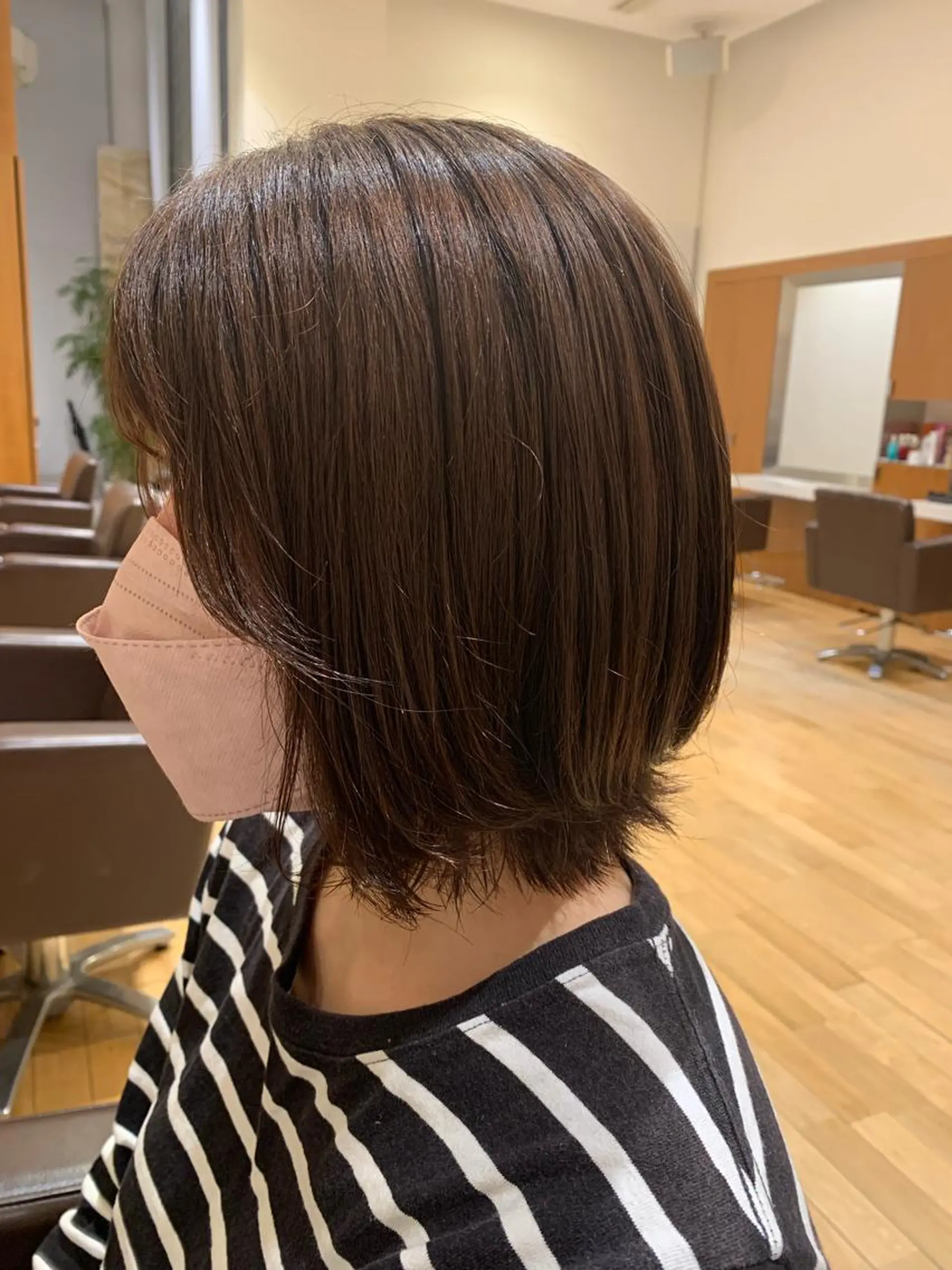 ミディアム カラー ヘアカラー さとう あやかのヘアスタイル