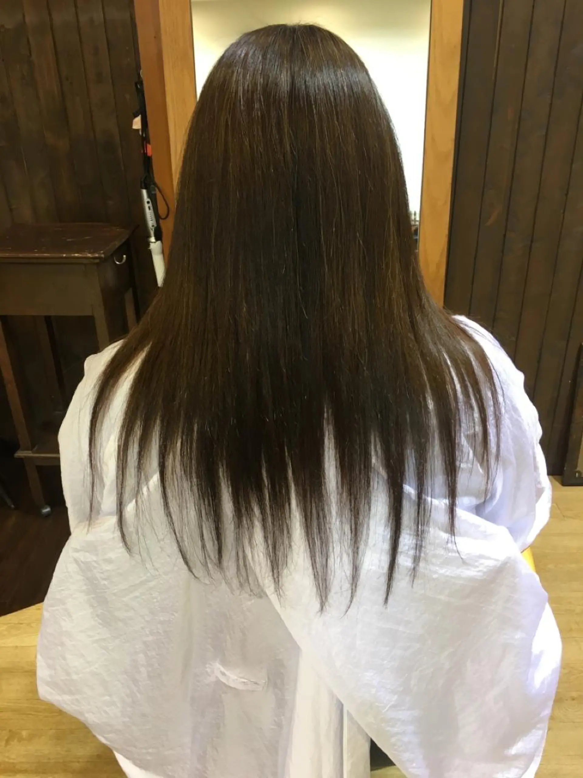 ロング 縮毛矯正 トリートメント カット 縮毛矯正 ルミ エールのヘアスタイル