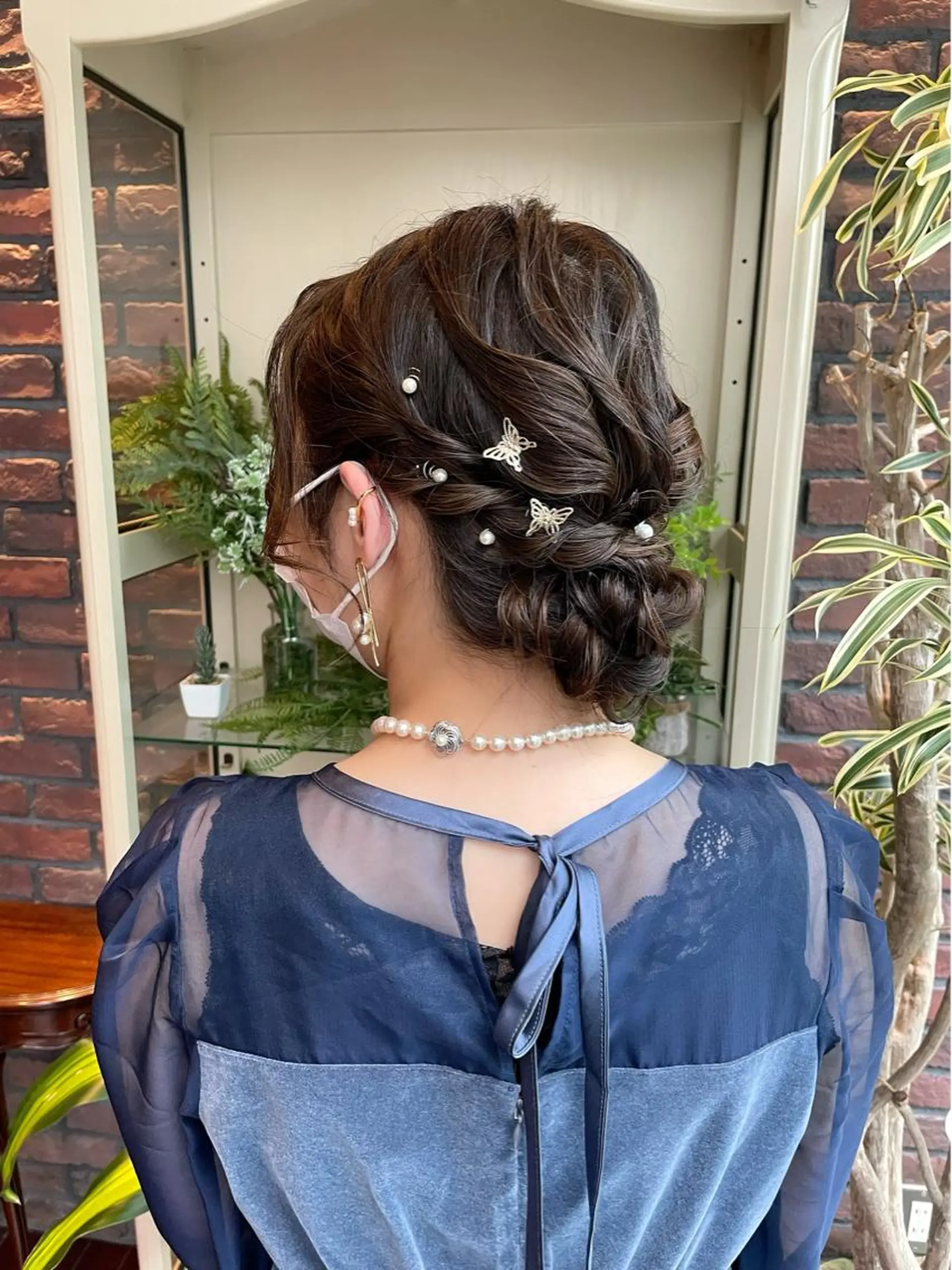 ミディアム ヘアアレンジ 結婚式・ブライダル ヘアセット TWIN  lady's&men's salon 八王子所属・いとう まいこのヘアスタイル
