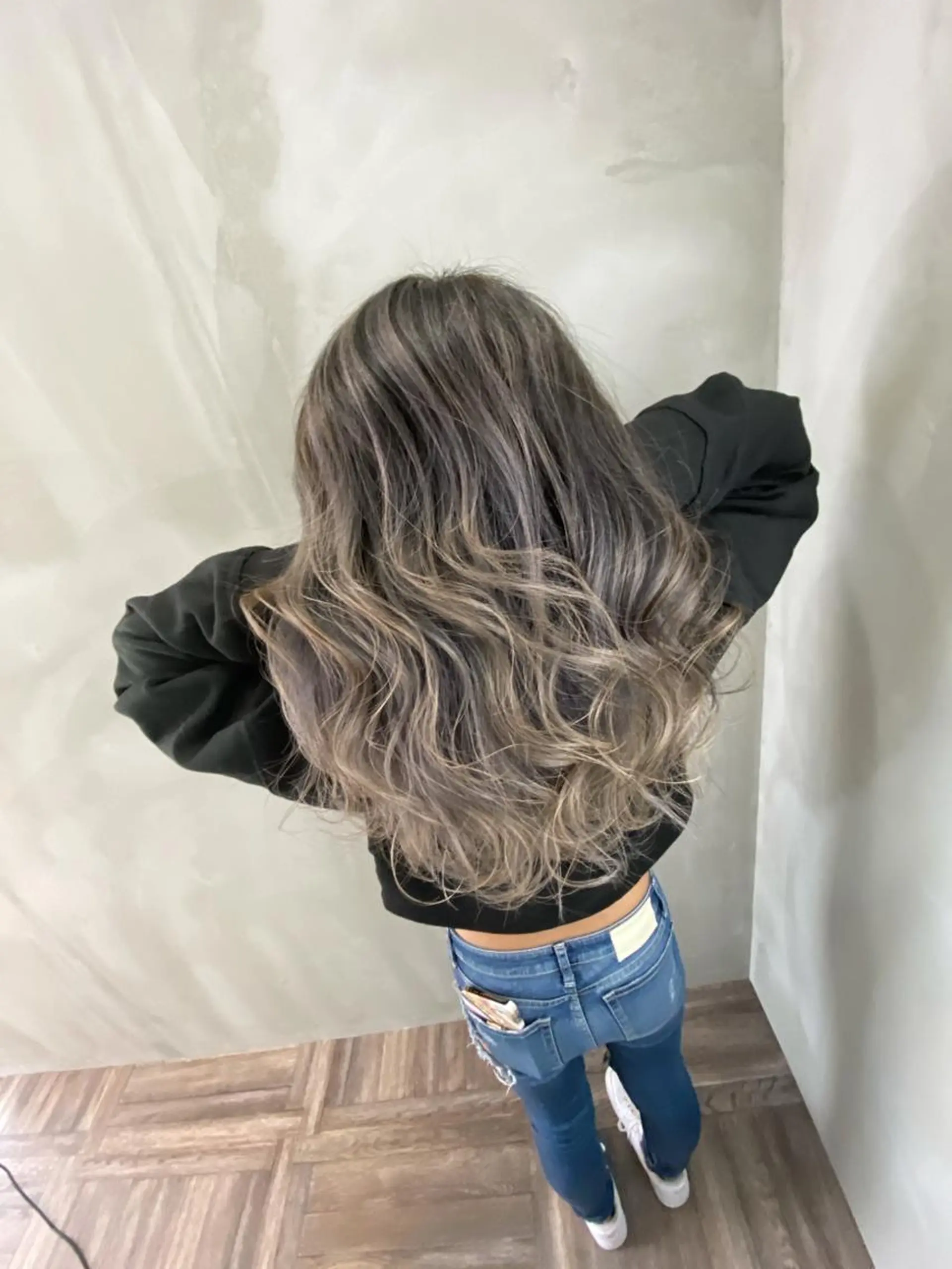 セミロング カラー ヘアアレンジ カット ヘアカラー トリートメント Belle hair Design青野大貴のヘアスタイル