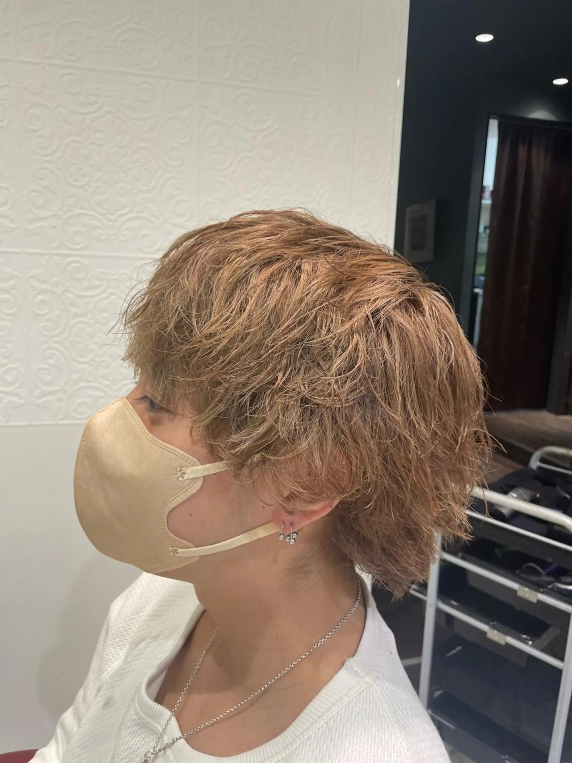 カラー メンズ メンズブリーチ ブリーチ パーマスタイル特化 / ryo🐉のヘアスタイル