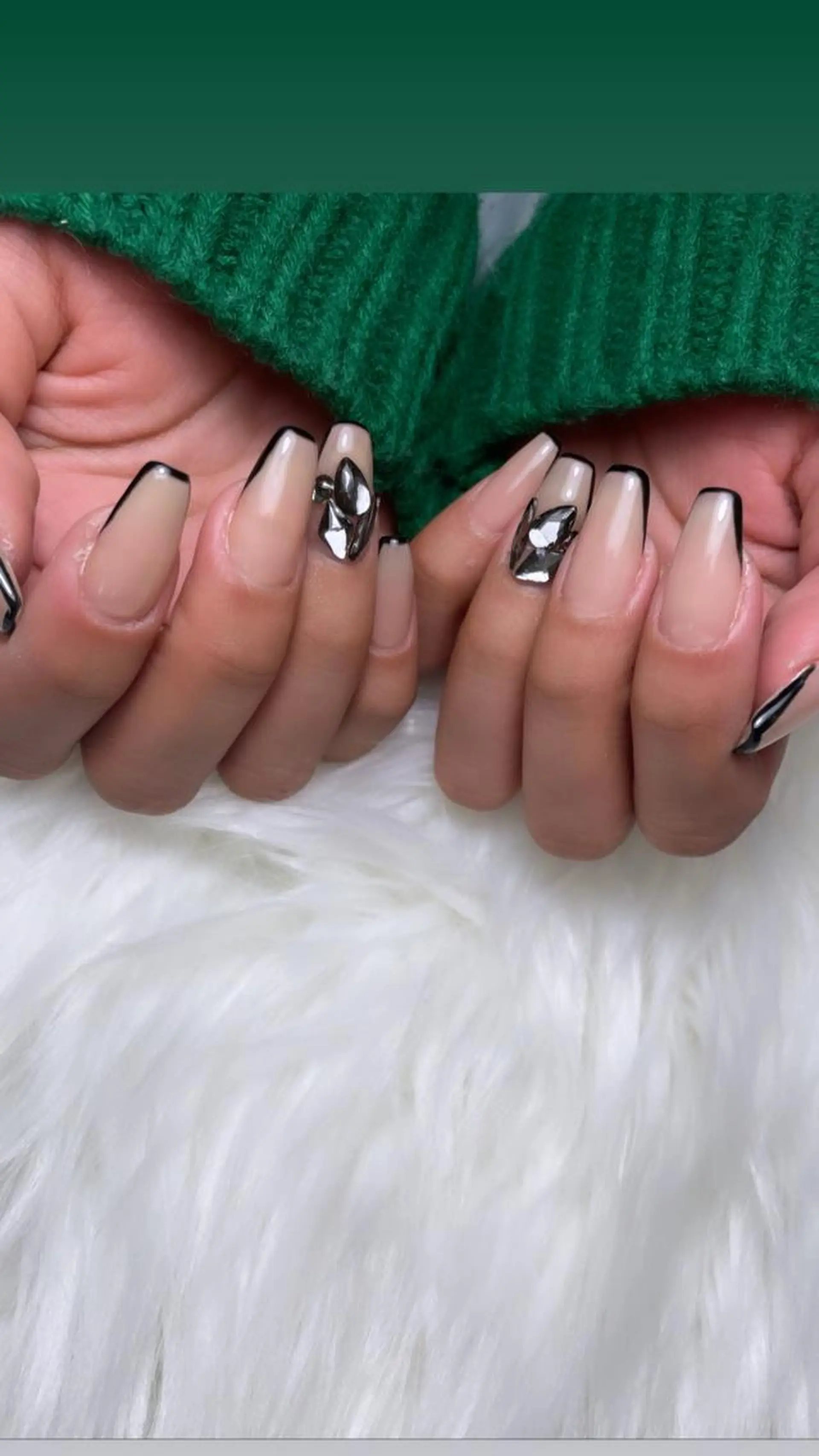 ロング ネイル スカルプネイル nail salon BELLUNA所属・BELLUNA Mizuki❤︎のネイルデザイン
