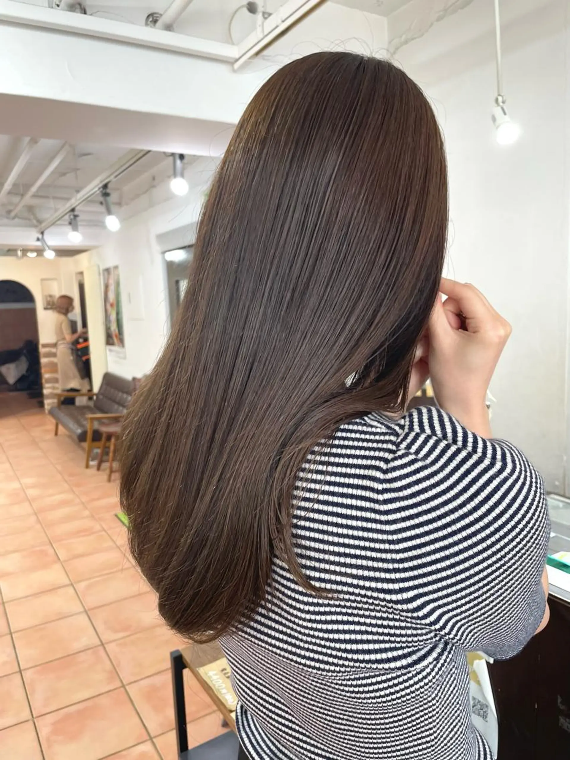 ロング カラー グレージュ 🦋透明感 艶カラー Rie🦋のヘアスタイル