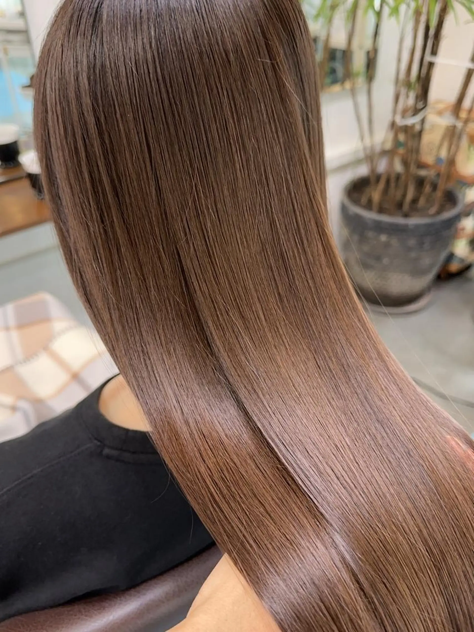 ロング 髪質改善 根本 愛優のヘアスタイル