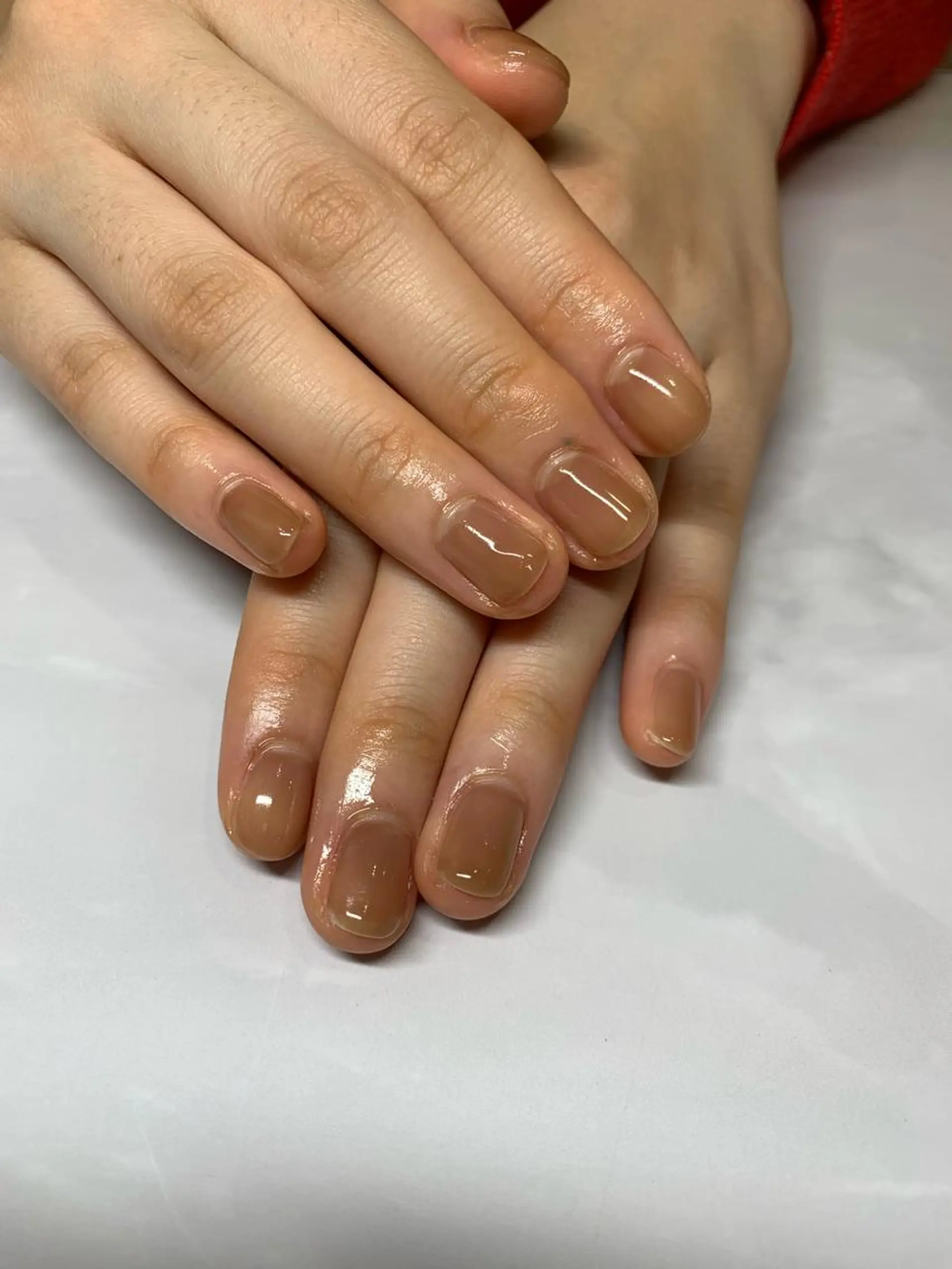 ネイル ワンカラーネイル ハンドネイル nail atelier new moon所属・森 貴子のネイルデザイン
