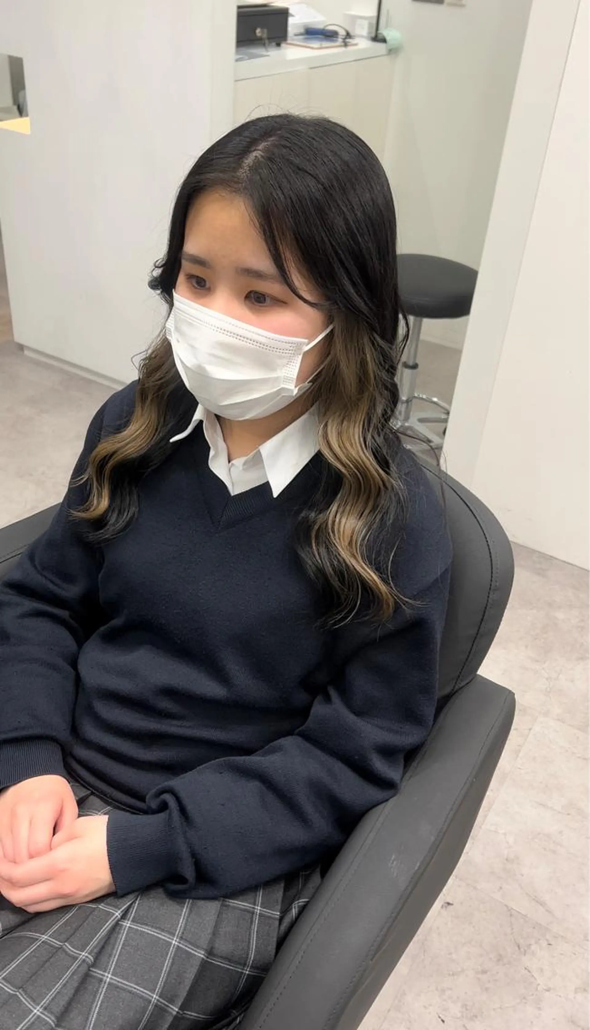 セミロング ヘアカラー トリートメント 🫧髪質改善 講師🫧🍎幹細胞のヘアスタイル