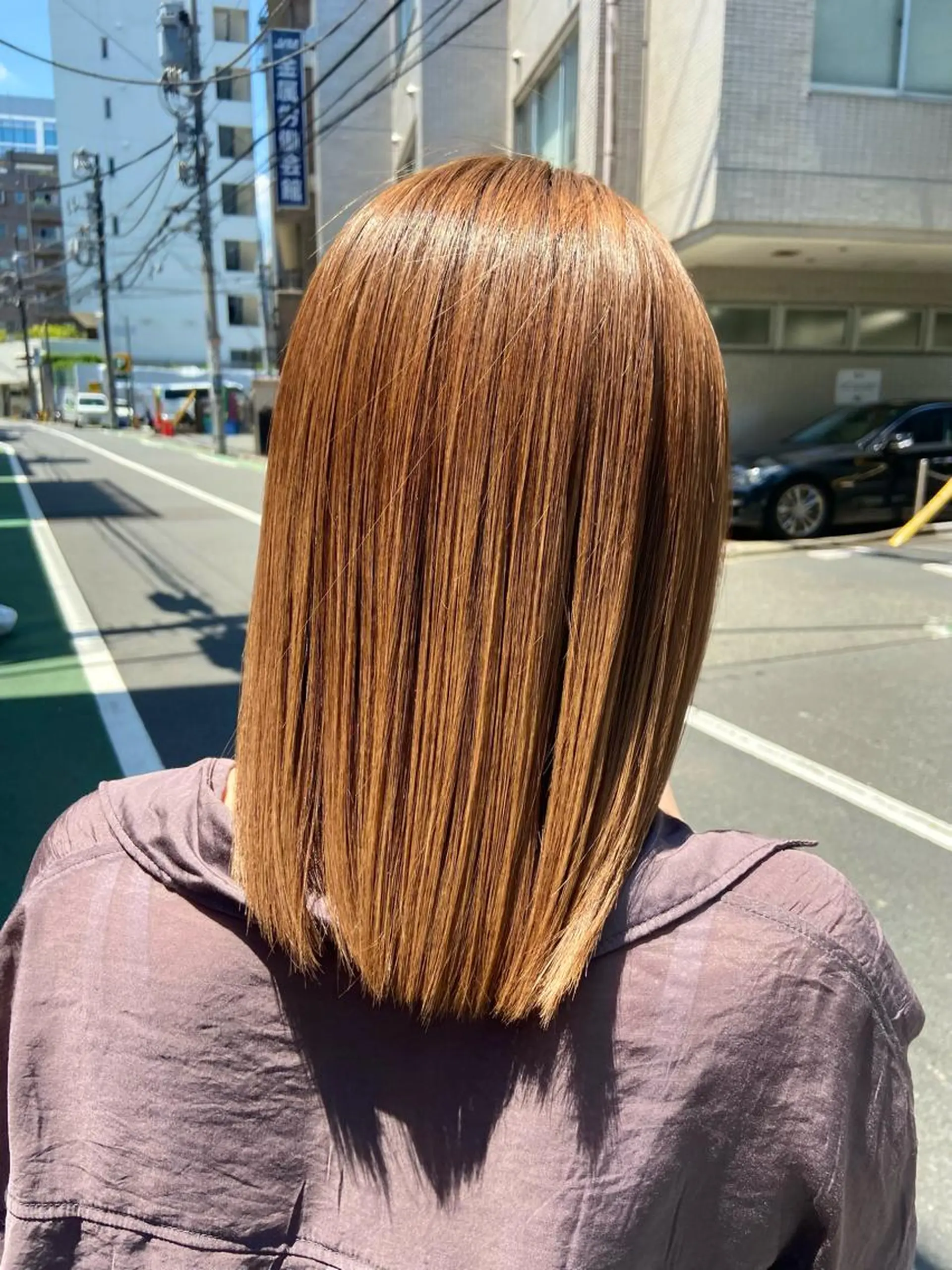 ミディアム カット トリートメント natsumi / N°ariaのヘアスタイル