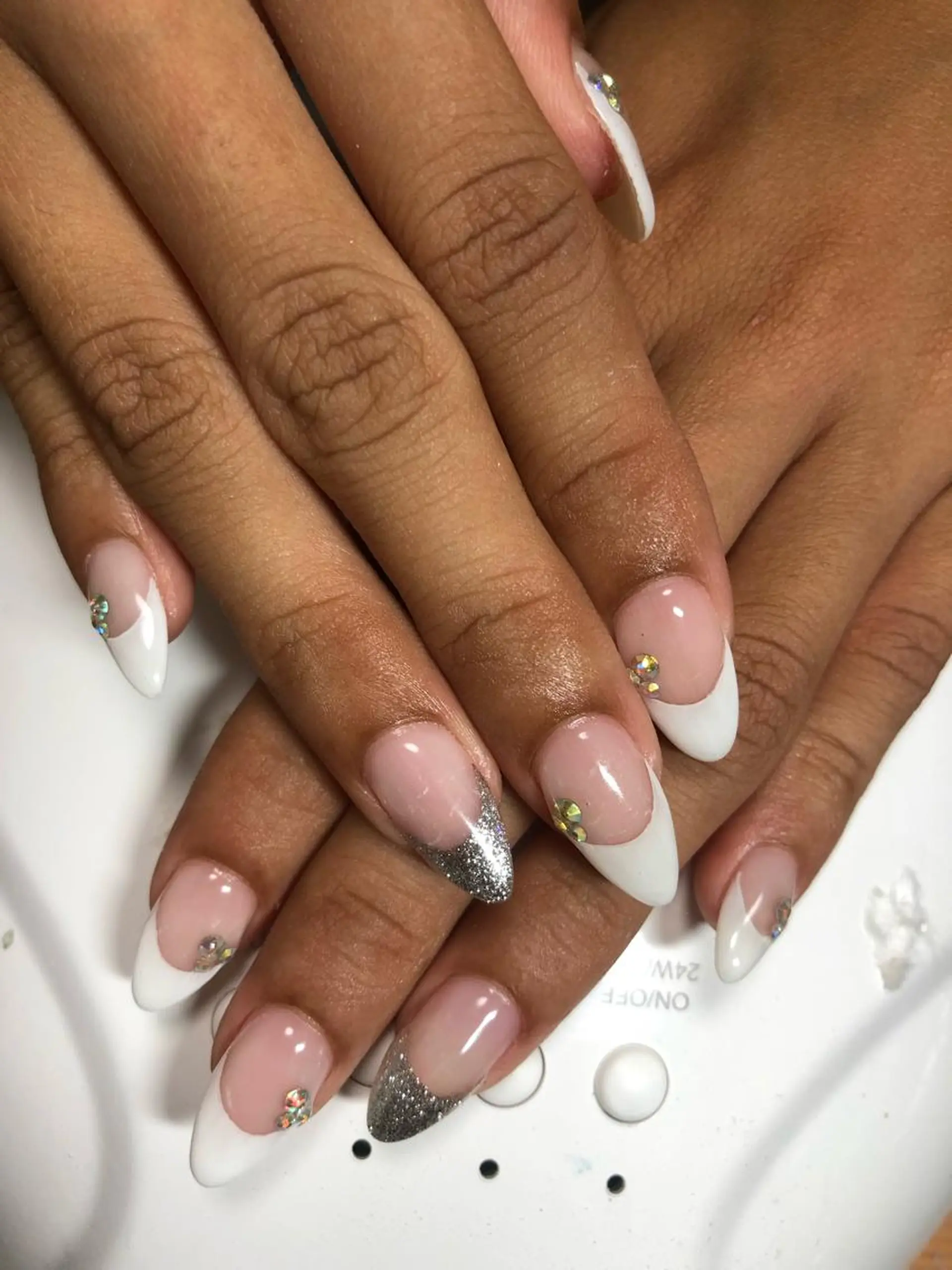 ネイル ストーンネイル ハンドネイル MaHaRo所属・S HARUKAのネイルデザイン