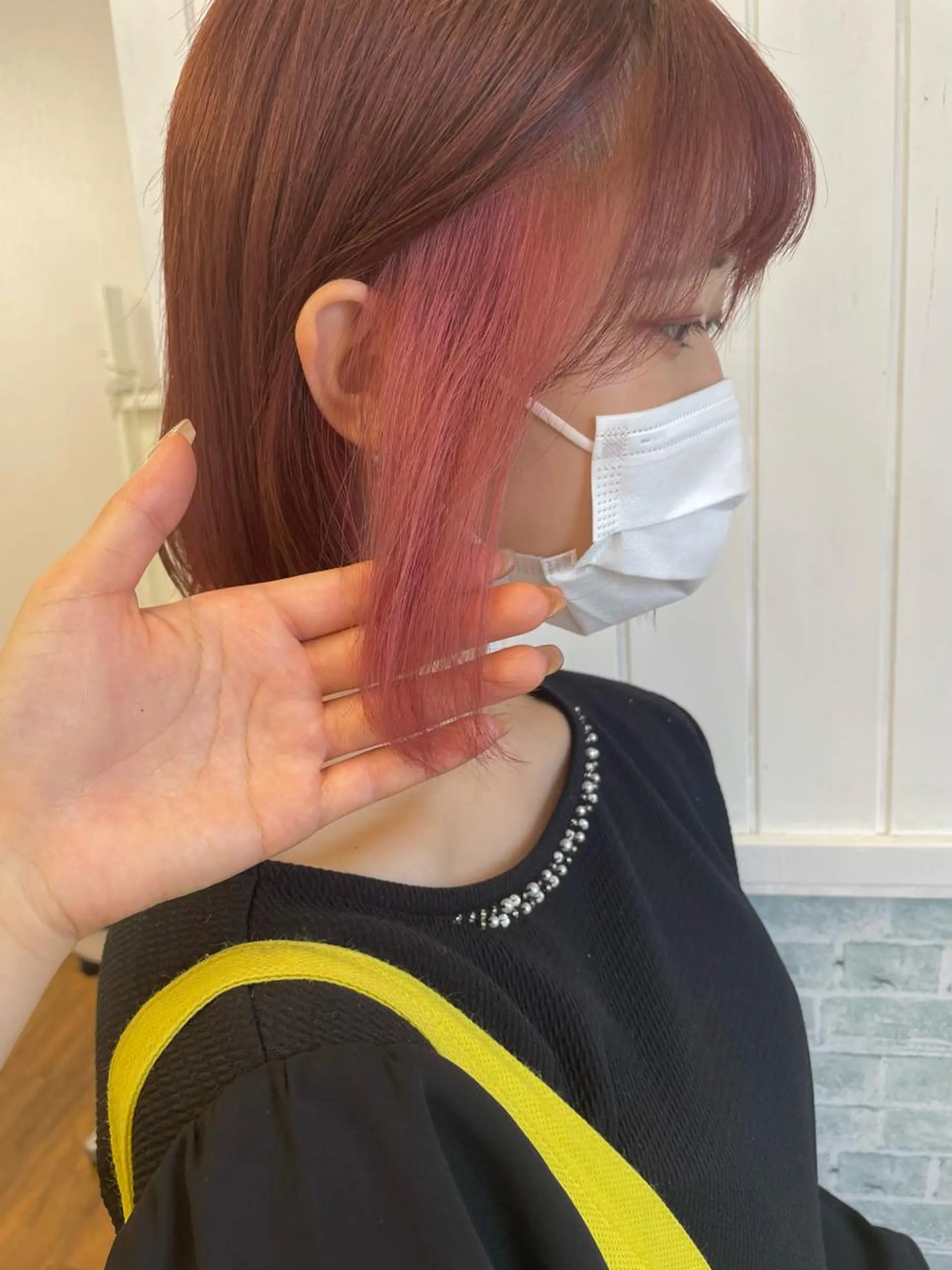 ショート カラー ヘアアレンジ ヘアカラー 小倉 愛里のヘアスタイル