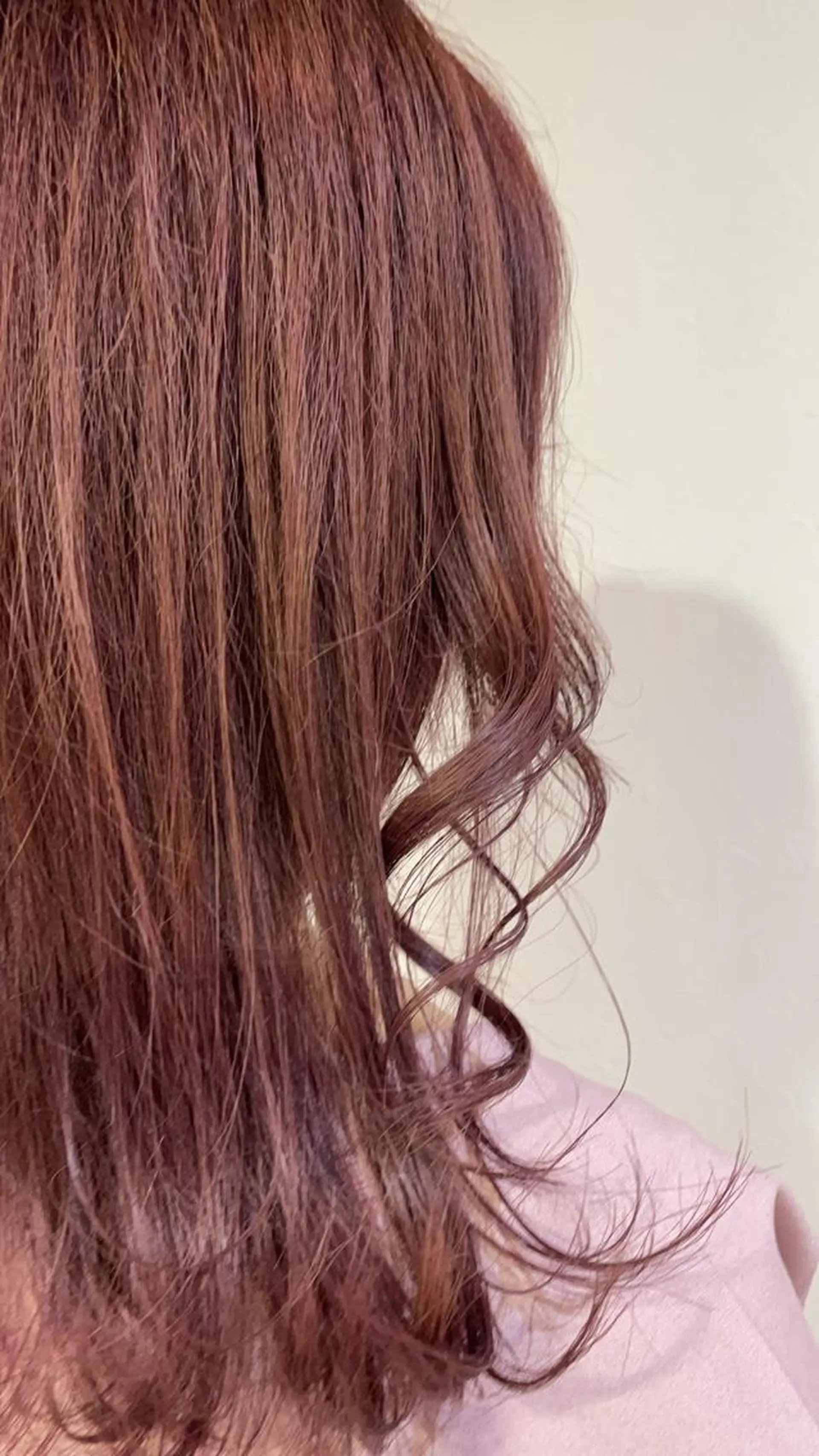 ロング カラー ヘアアレンジ ブリーチ ピンクカラー なつき/艶ピンク/ girly hairのヘアスタイル