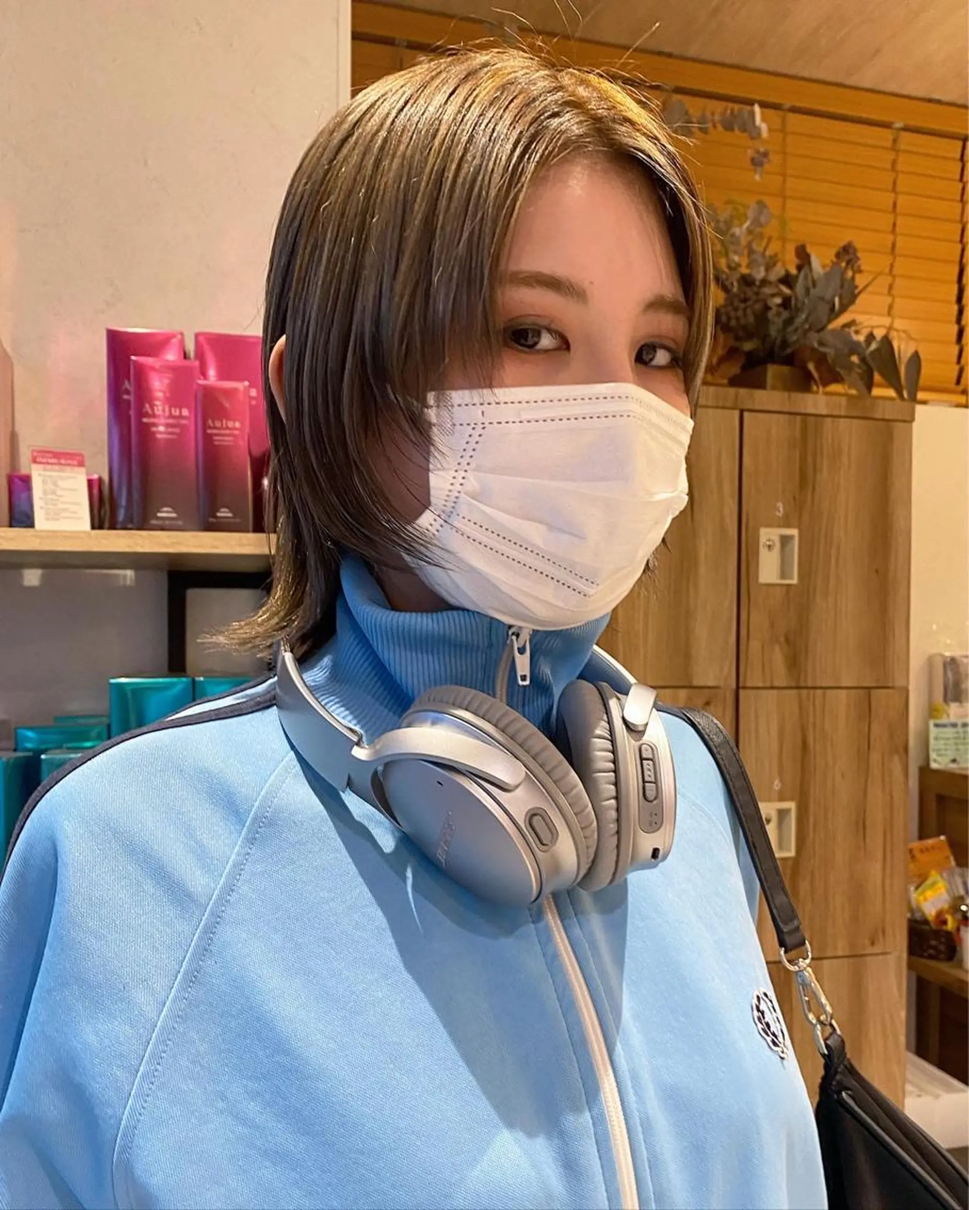 ショート カラー ヘアアレンジ ハイライトカラー ハイライト ヘアカラー トリートメント ヘッドスパ パーマ指名No1 /namiのヘアスタイル