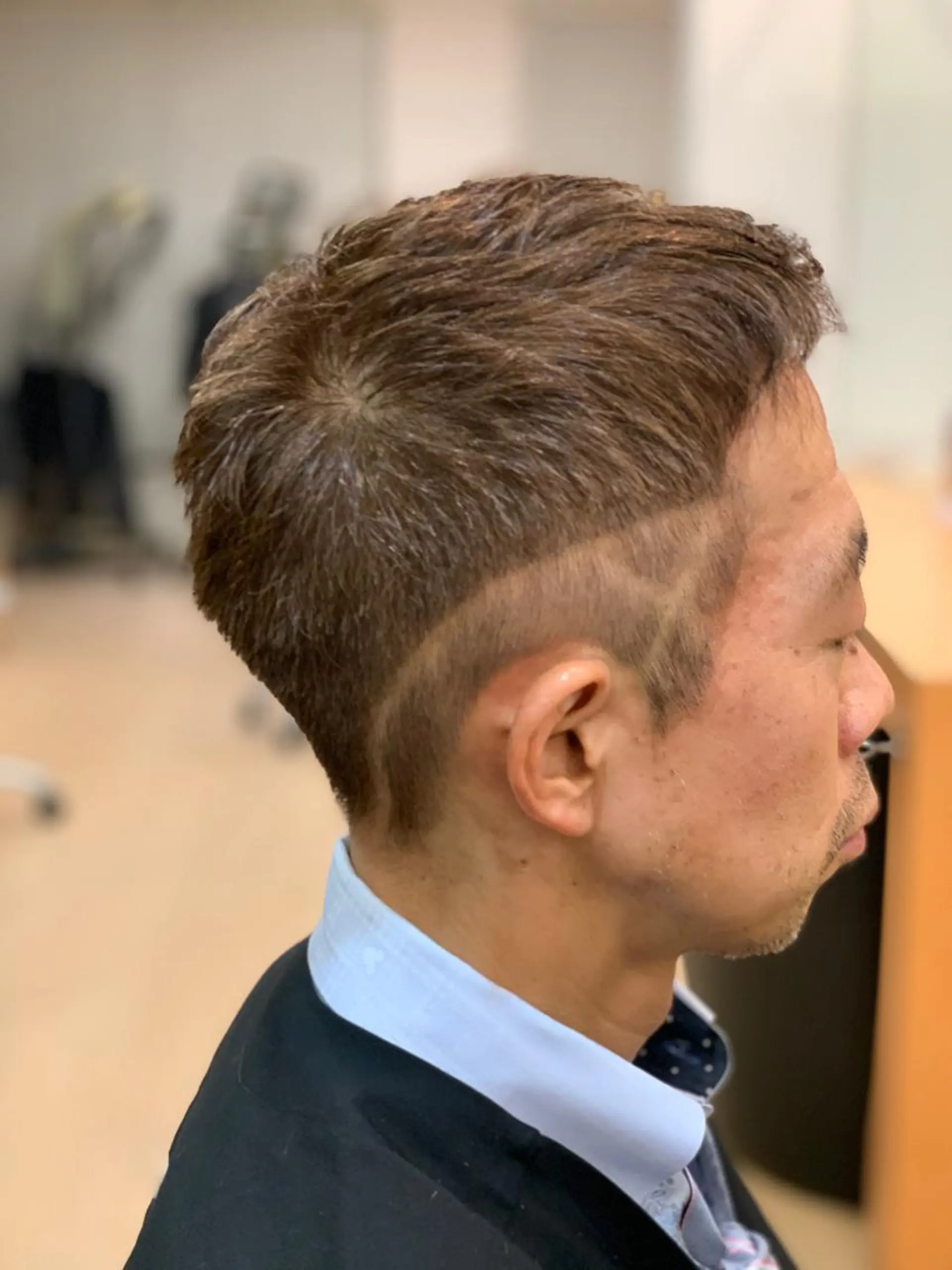ショート メンズ フェードカット Neuk所属・Neuk綾瀬 髪質改善No1のヘアスタイル