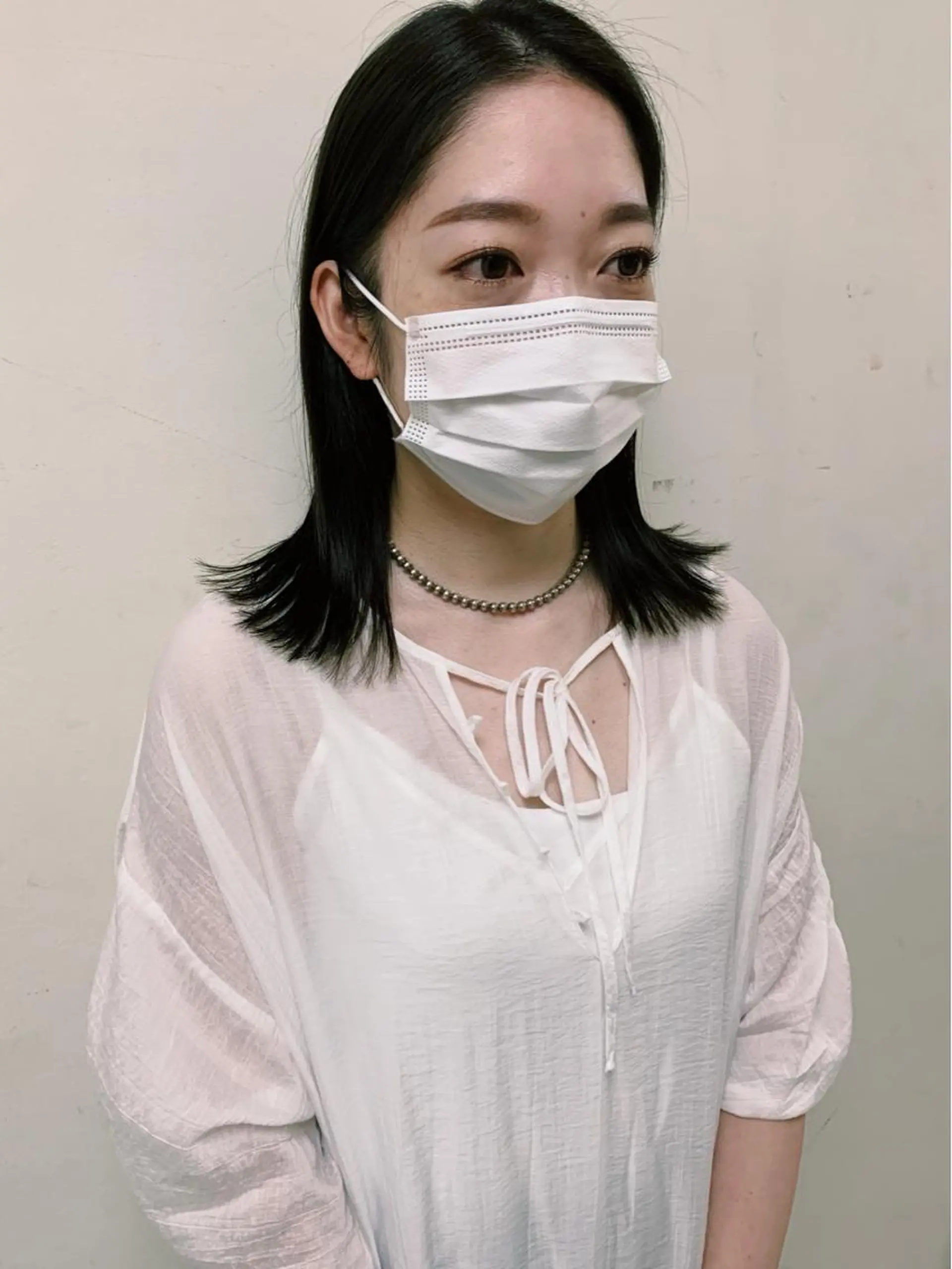 セミロング カット 縮毛矯正 梅田/茶屋町 sayakaのヘアスタイル