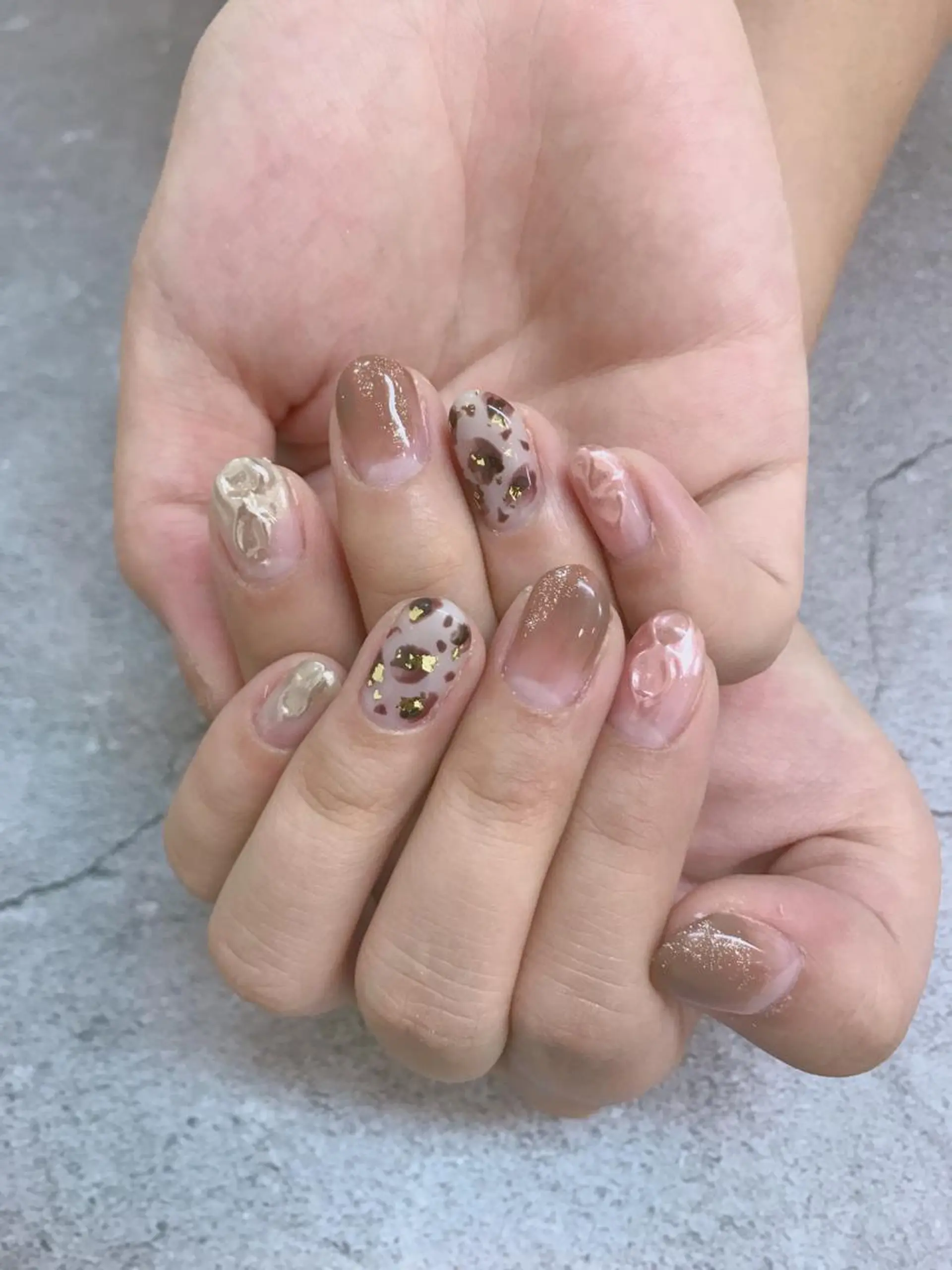 ネイル アニマル柄 hills harajukuのネイルデザイン