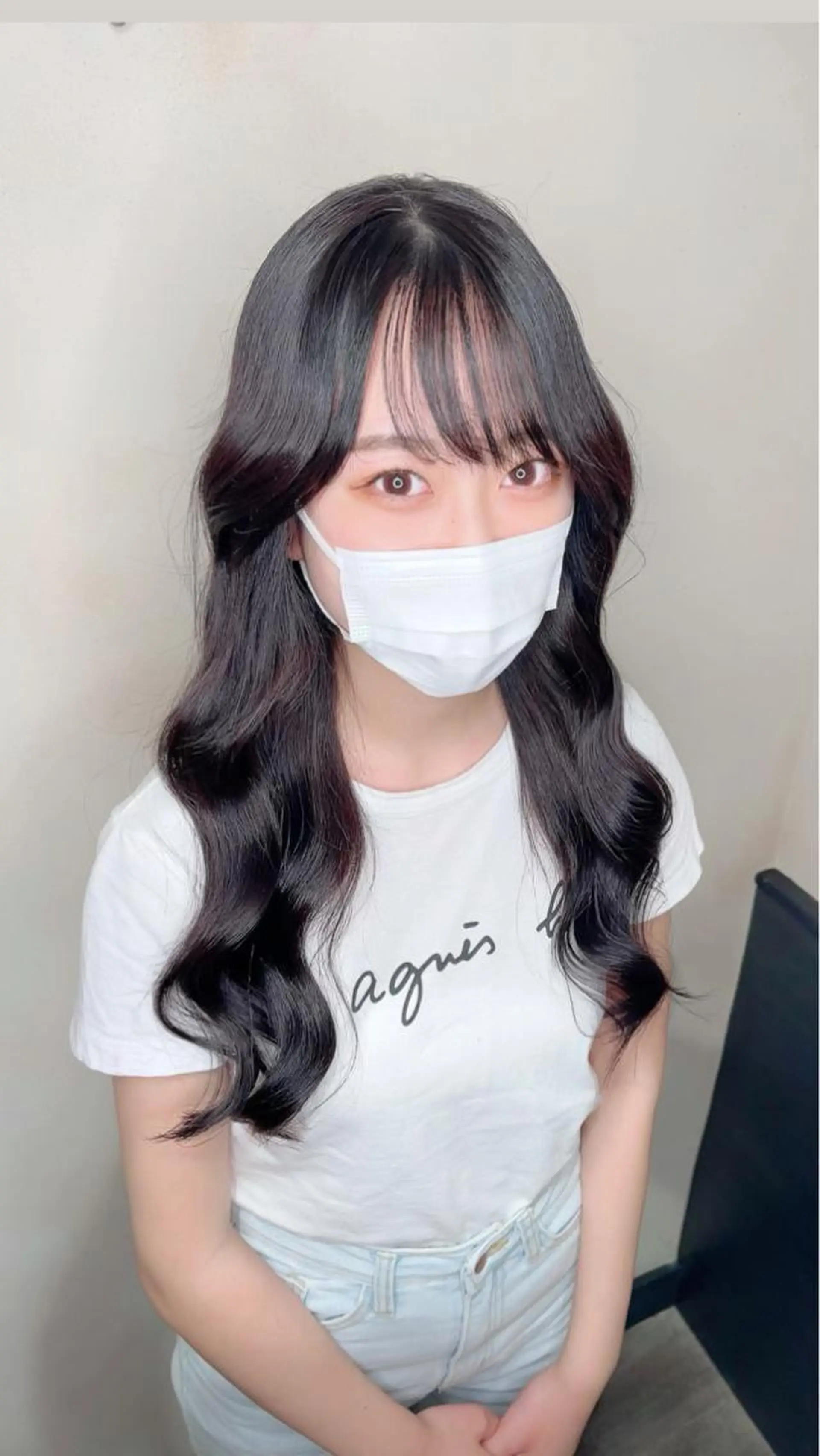 ロング カラー ブラウンカラー 泉 堅也のヘアスタイル