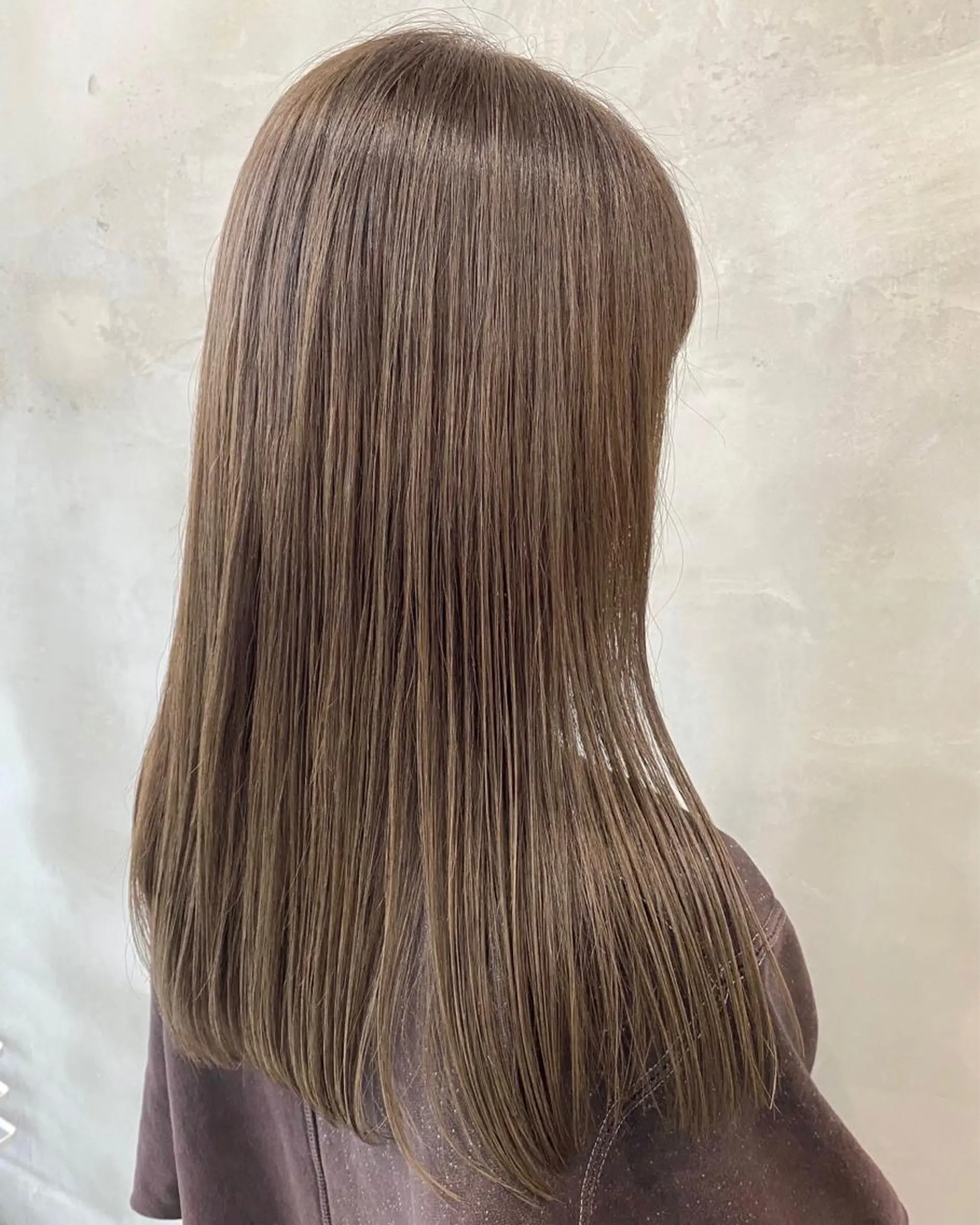 ロング カラー ブリーチ ブリーチなしカラー カット ヘアカラー トリートメント pesca 長町南店 OIKAWAのヘアスタイル