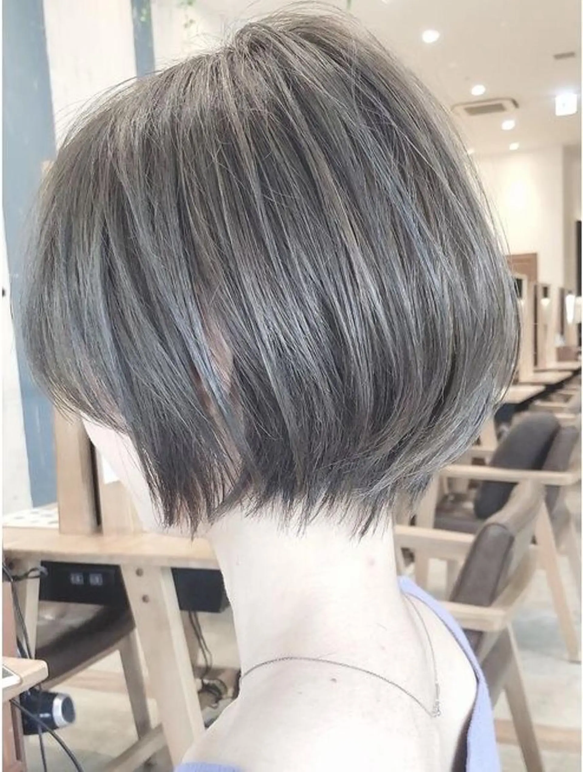 ショート カット ヘアカラー 再現性ショートボブ 木又克美のヘアスタイル