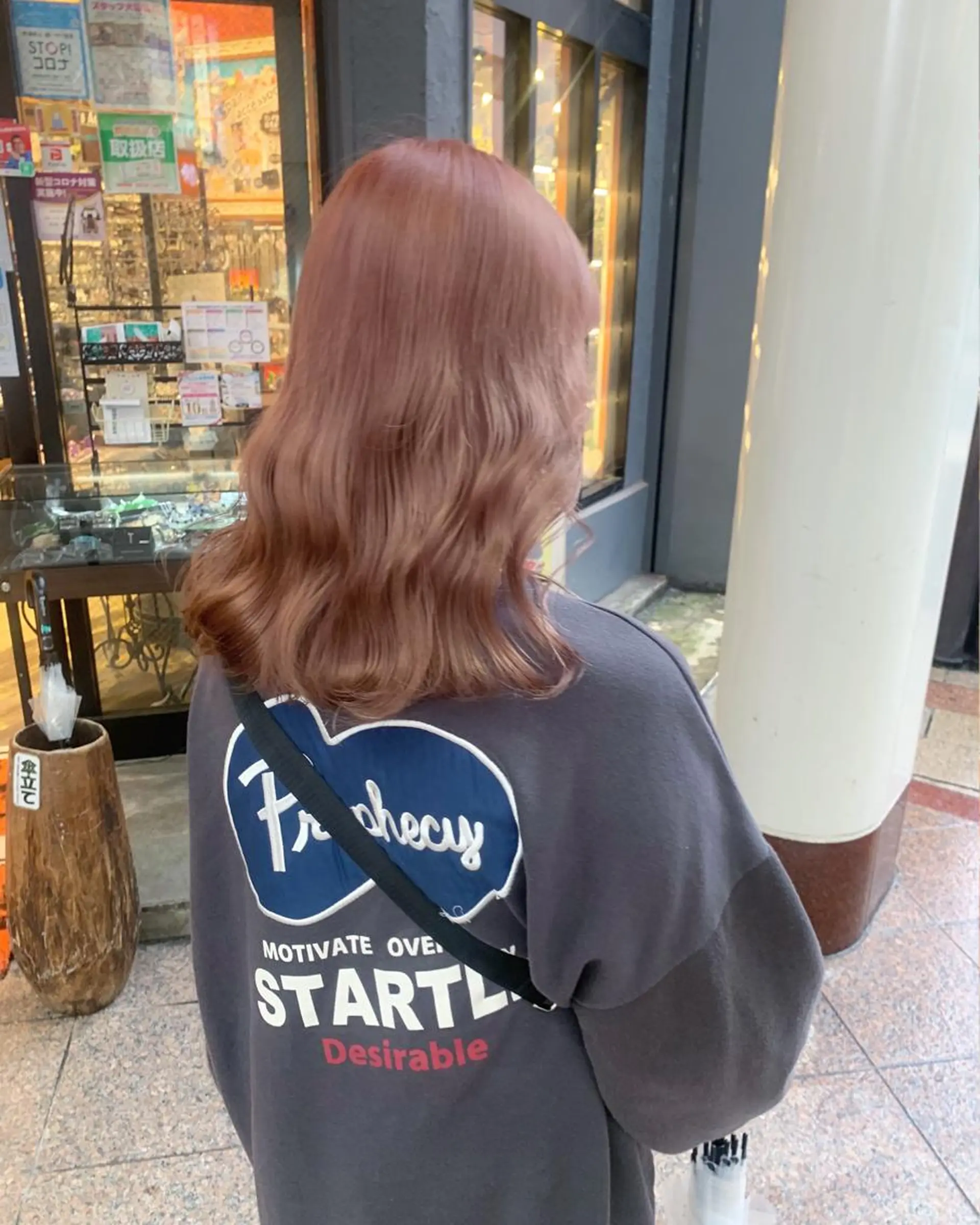 ミディアム カラー ヘアアレンジ ブリーチなし/ レイヤー🌿runaのヘアスタイル