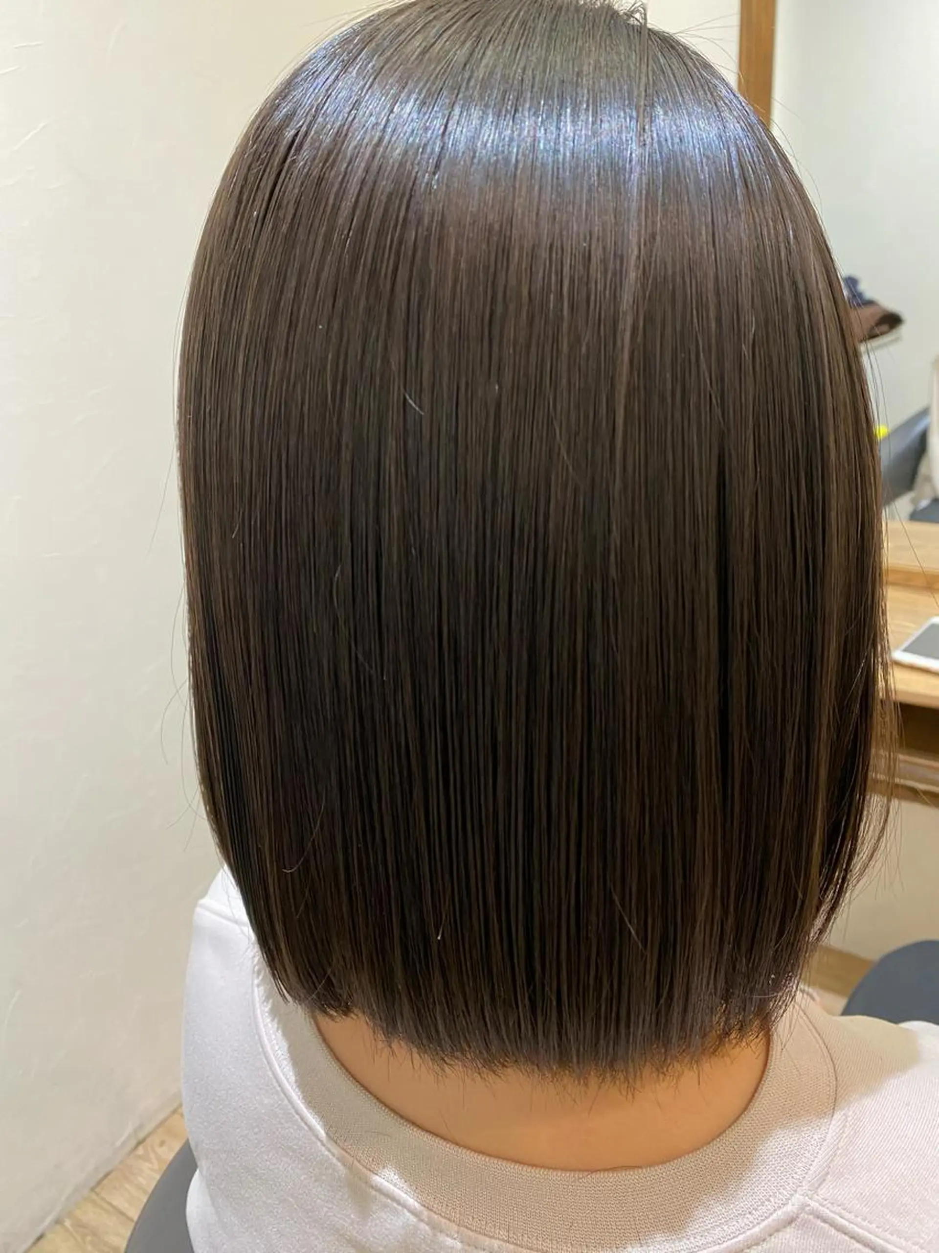 ミディアム ボブ 髪質改善 カット 縮毛矯正 ✨美髪矯正の専門家✨ 髪質改善　松村のヘアスタイル