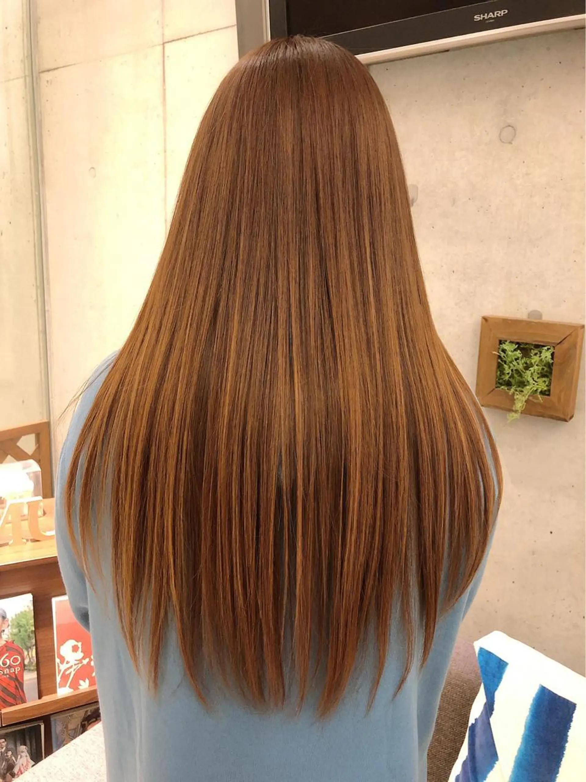ロング カラー ヘアカラー ¥0カットモデル募集 ✨川上歩夢💫のヘアスタイル