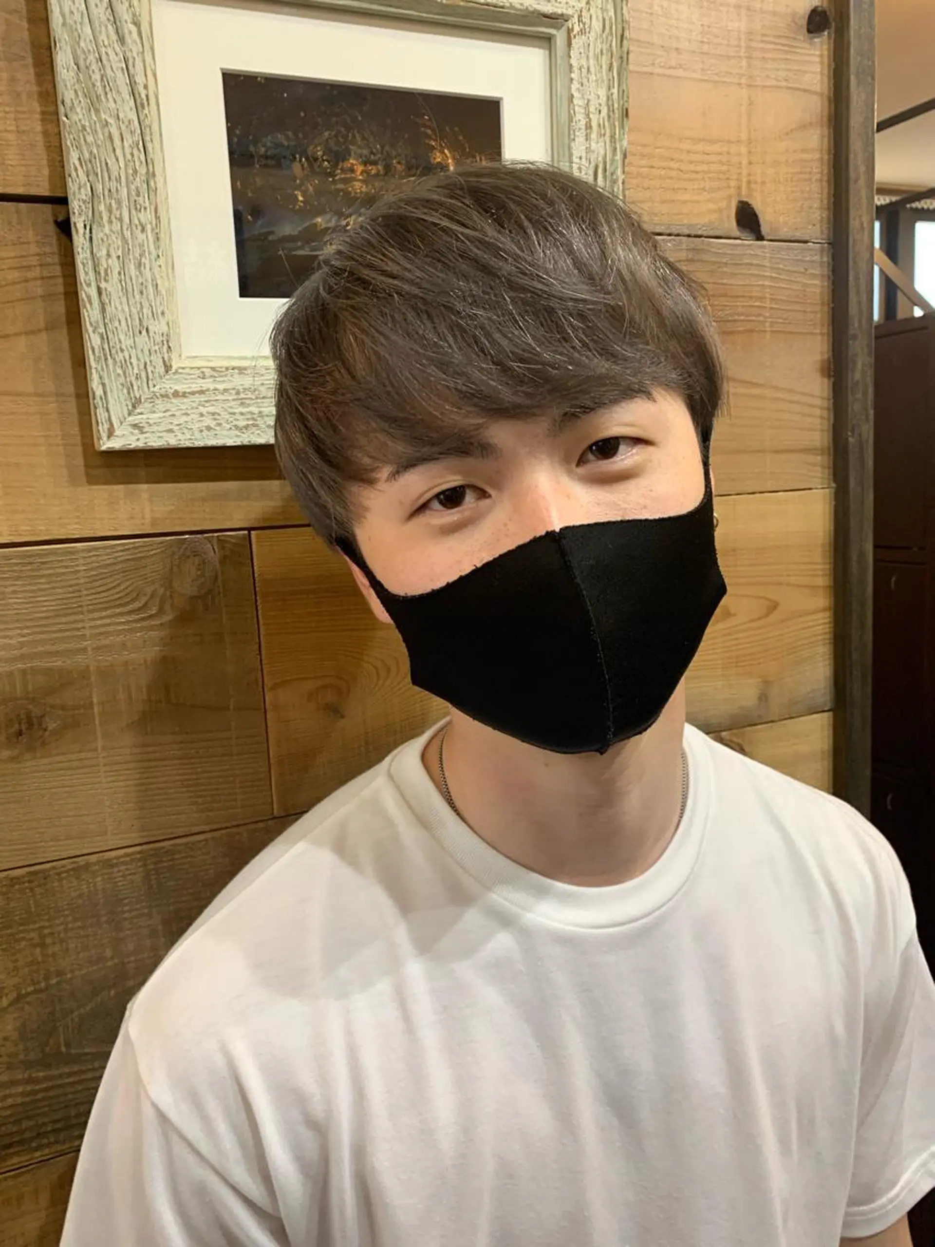 カラー メンズ マッシュ 透明感カラー SHIAN 八王子👼鬼塚さやかのヘアスタイル