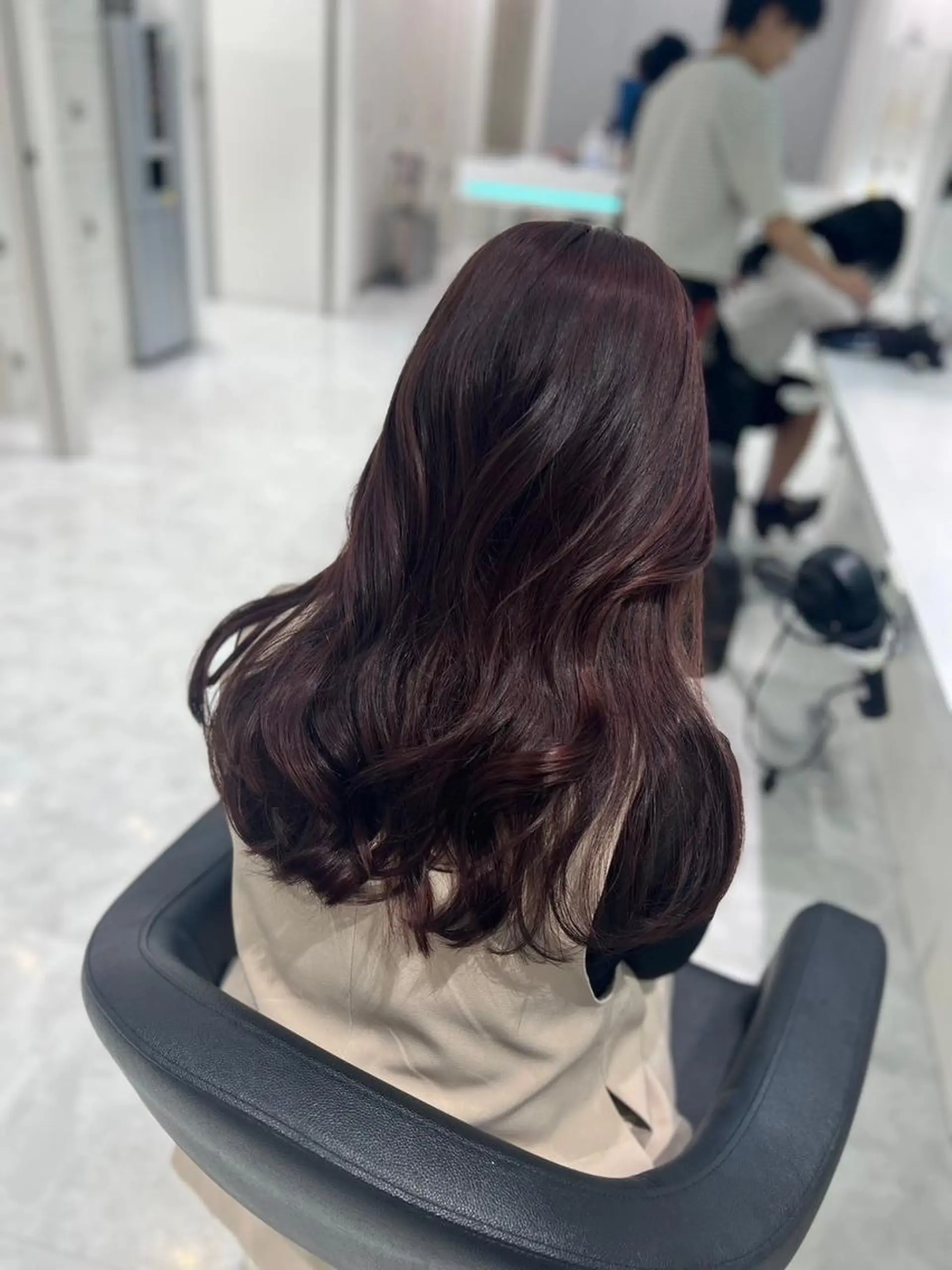 カラー 韓国艶髪💍トレンド レイヤー/横浜美容室のヘアスタイル