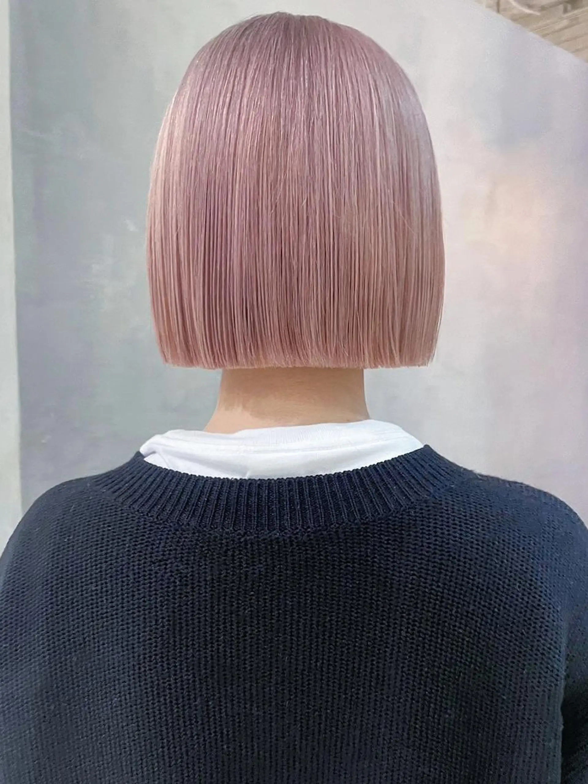 カラー ミディアム ピンクカラー カット ヘアカラー トリートメント ITbyALBUM 中野店のヘアスタイル