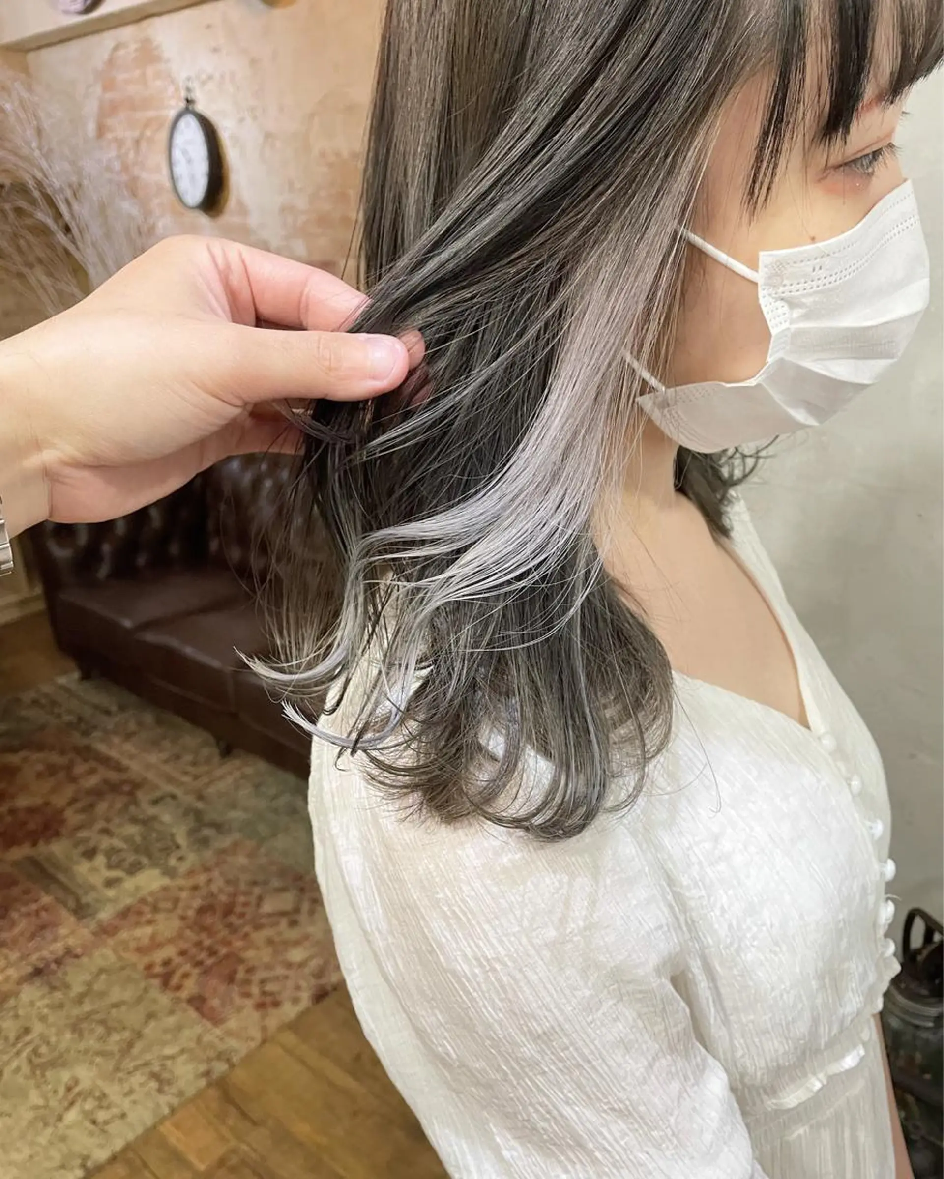 ショート カラー ヘアカラー 遠藤 拓馬のヘアスタイル