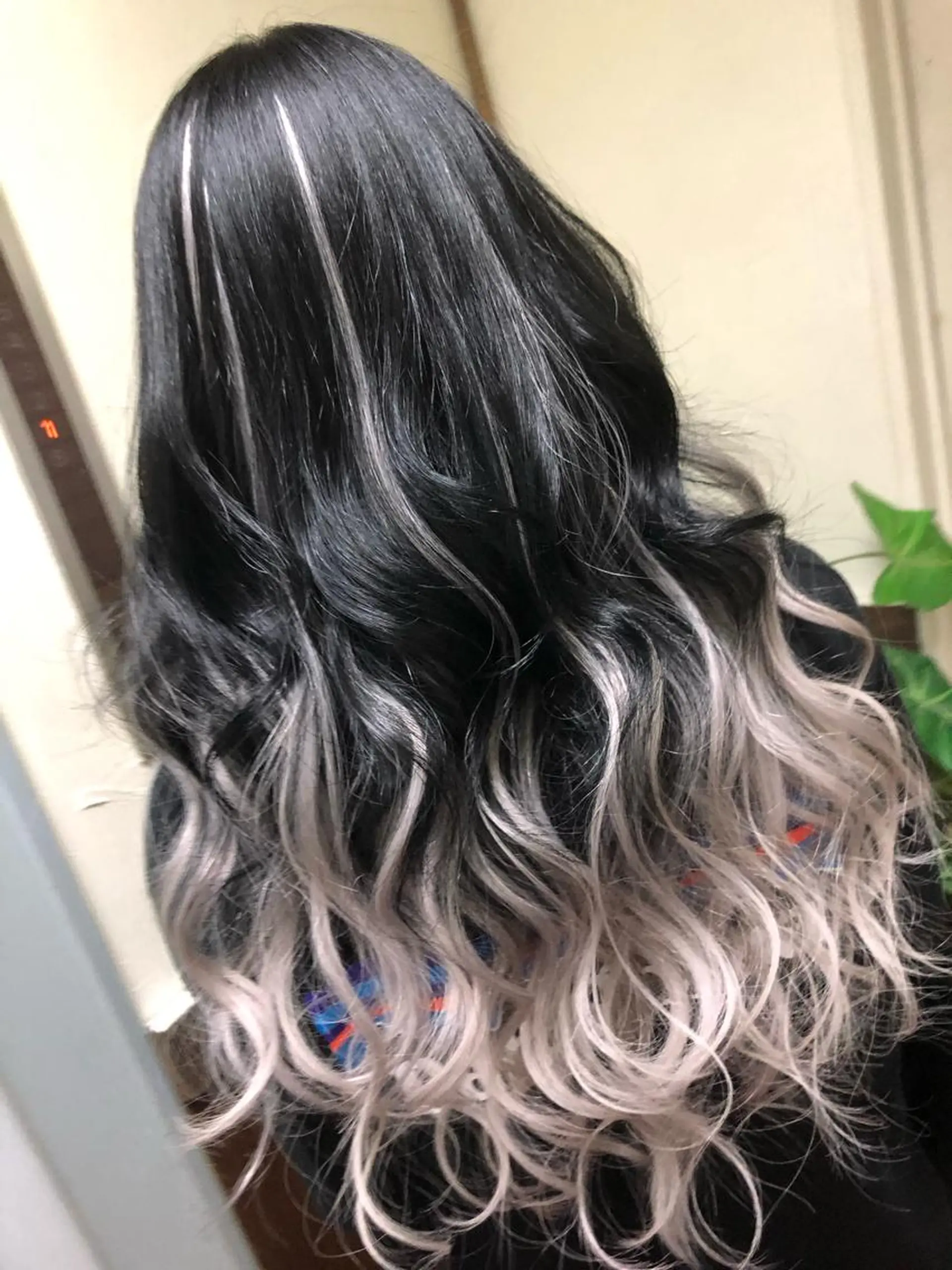 ロング カラー ブリーチ グラデーションカラー ハイライトカラー ブリーチなしカラー ハイライト ヘアカラー エクステ FERNA池袋所属・マンツーマン施術✂︎ 金田尚久🎨のヘアスタイル