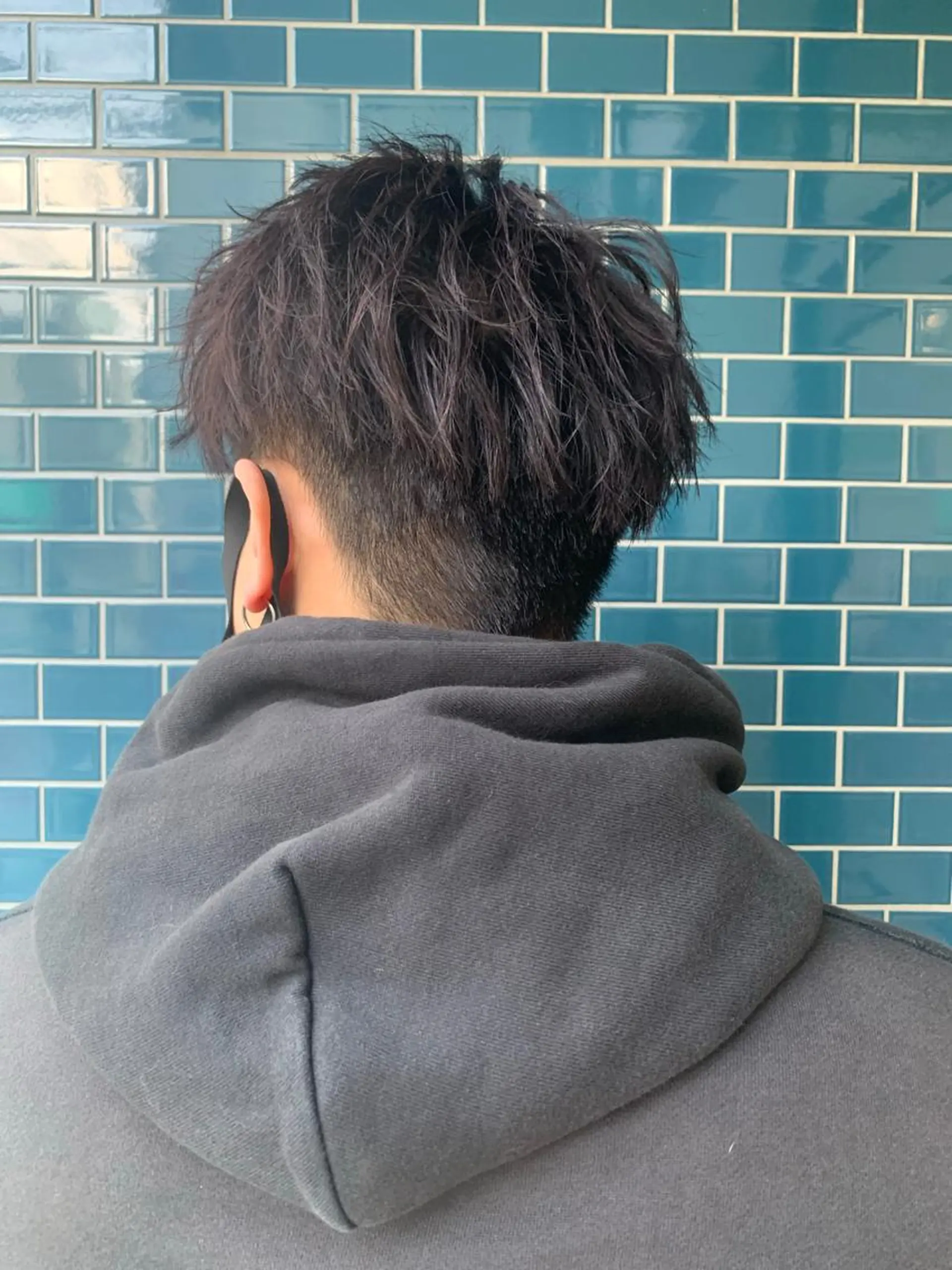 ショート カラー ヘアアレンジ メンズ 黒髪 メンズパーマの達人 🌟川内絵人のヘアスタイル