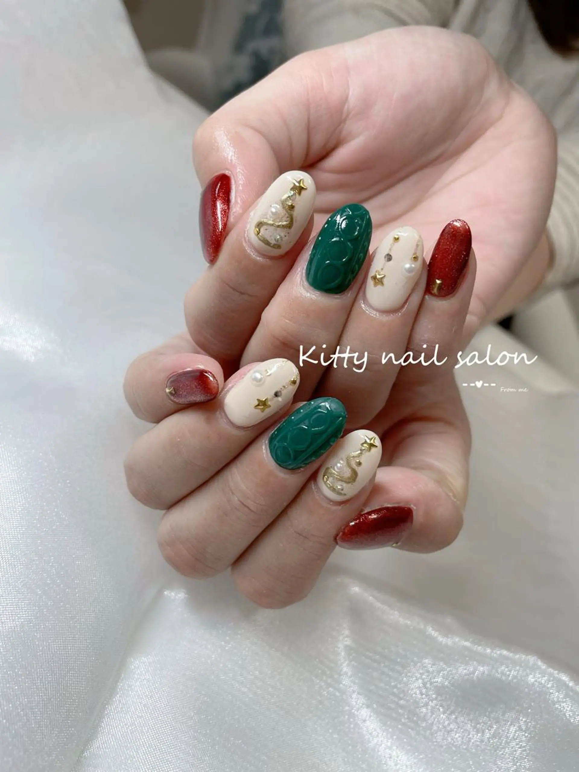ネイル ハンドネイル kitty nail salonのネイルデザイン