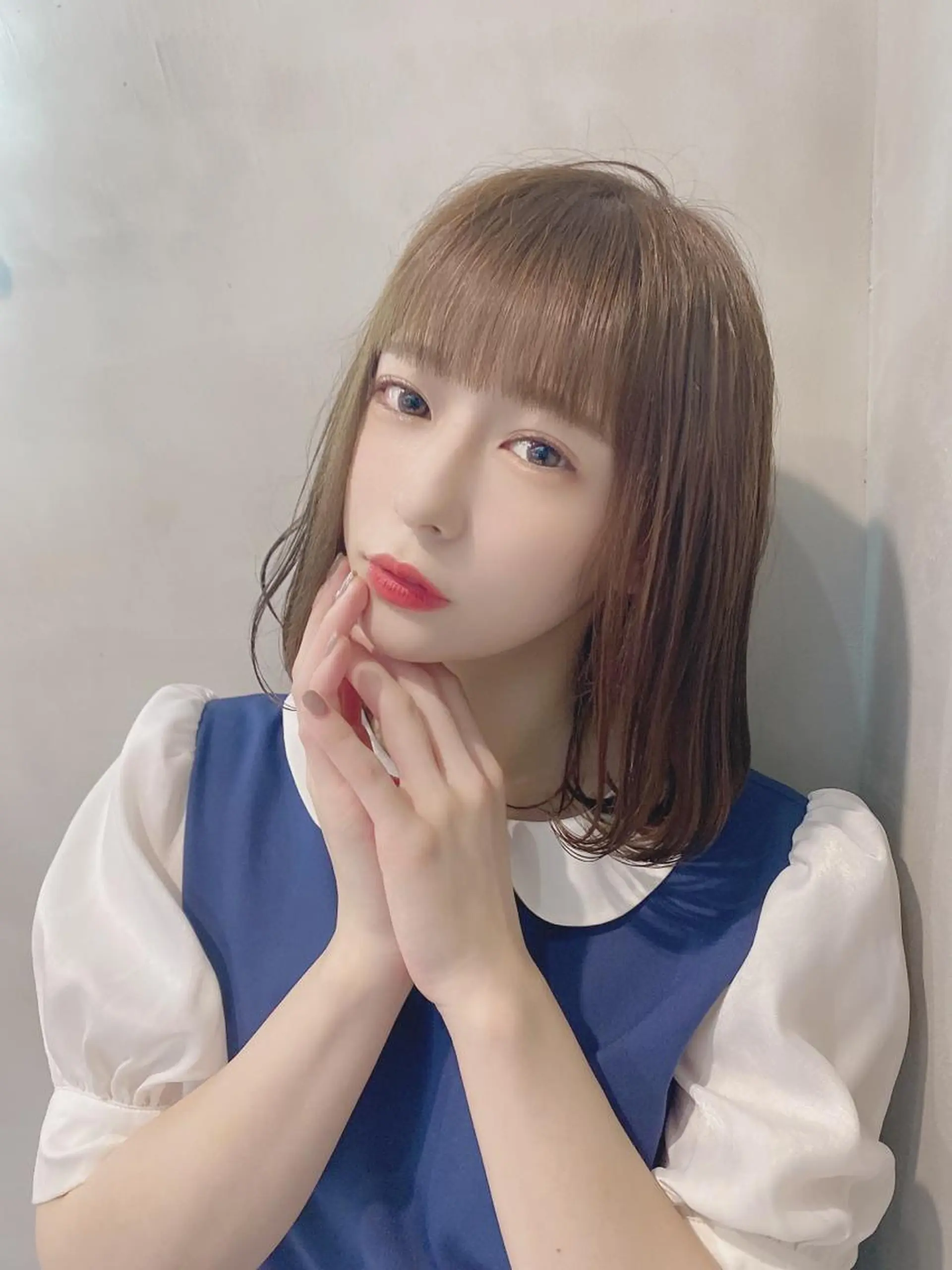 ミディアム カラー hao所属・西山 頌太のヘアスタイル