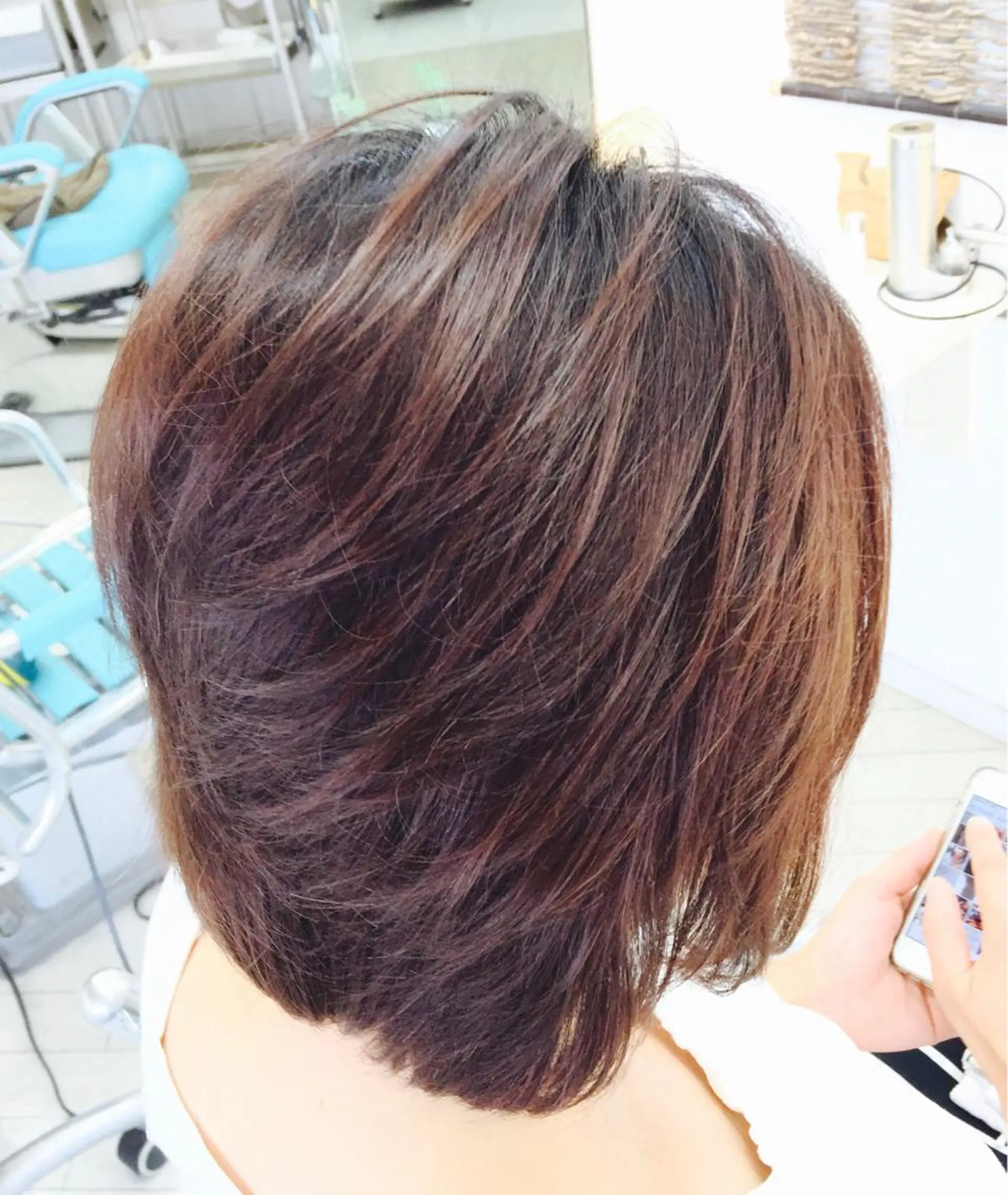 ミディアム カット matsushita .のヘアスタイル