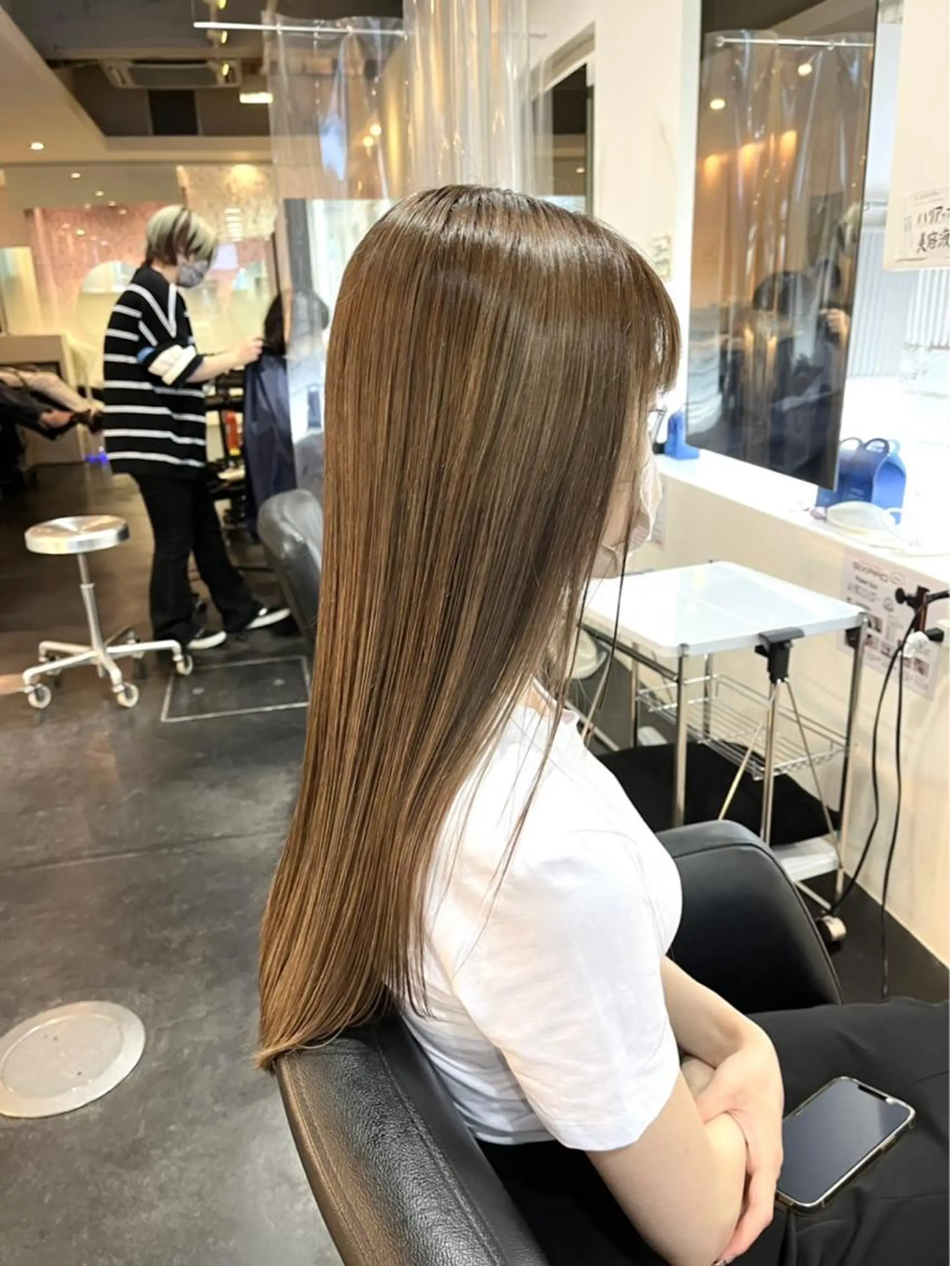 ロング カラー albasanz所属・木村 透維のヘアスタイル