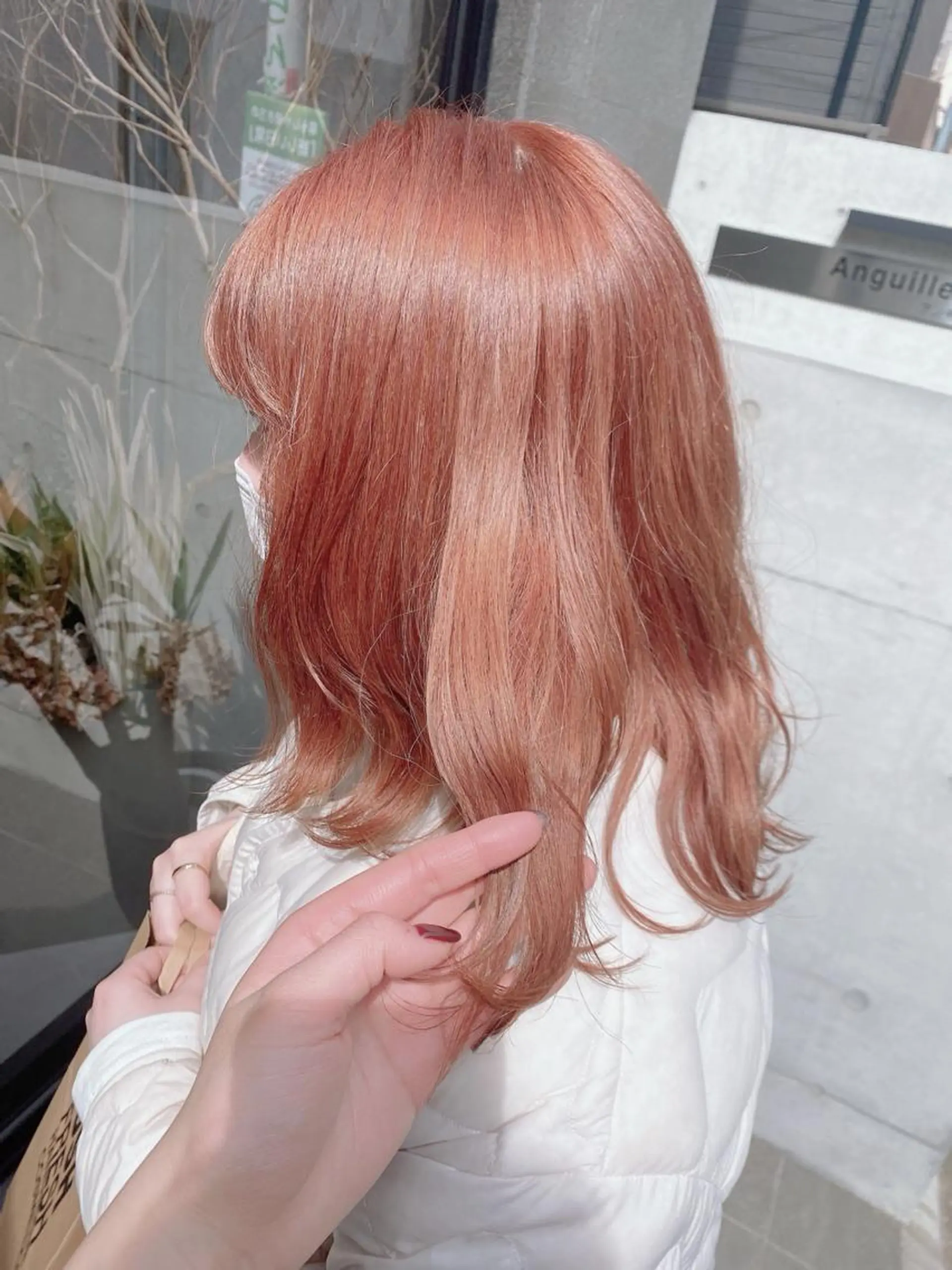 ミディアム カラー ベージュカラー オレンジ オレンジベージュ ヘアカラー トリートメント kaho🧸 / 大人styleのヘアスタイル