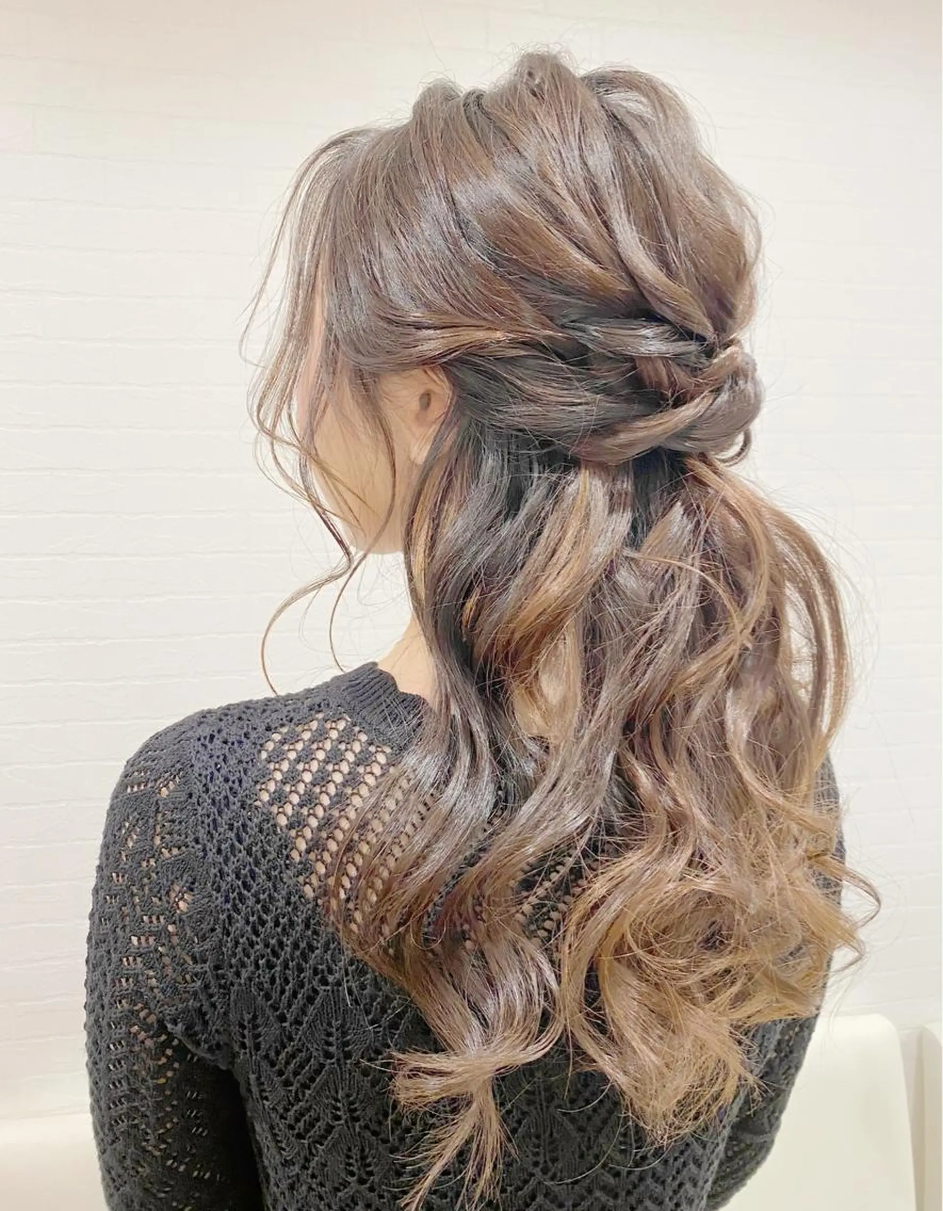 ヘアアレンジ ハーフアップ ヘアセット GRANLUSSO 〜グランルッソ駅前店所属・木口 嘉美のヘアスタイル