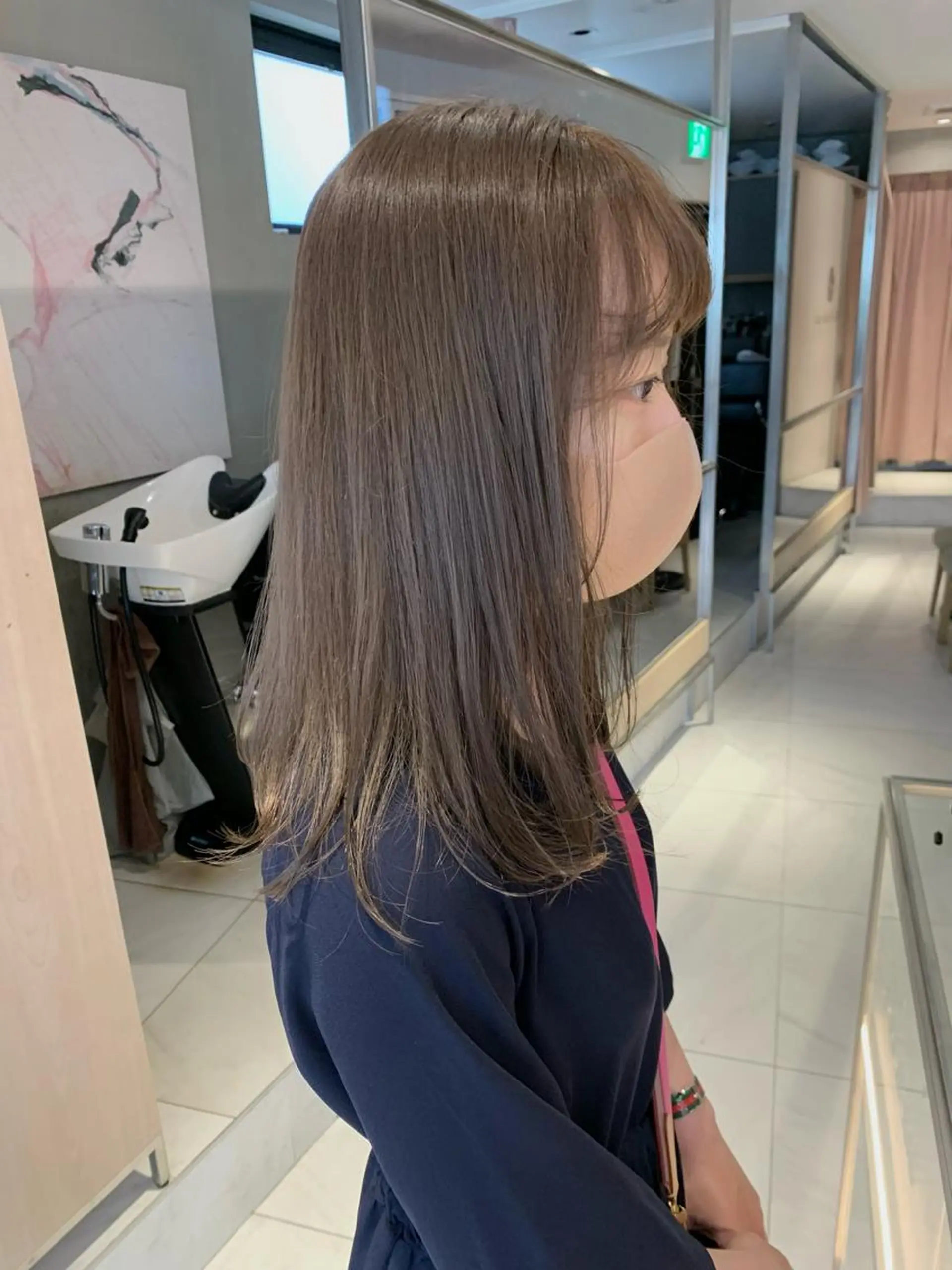 ロング ヘアカラー トリートメント ヘッドスパ ヘアセット 柔らか透け感カラー 🌿ムロヤリョウスケのヘアスタイル