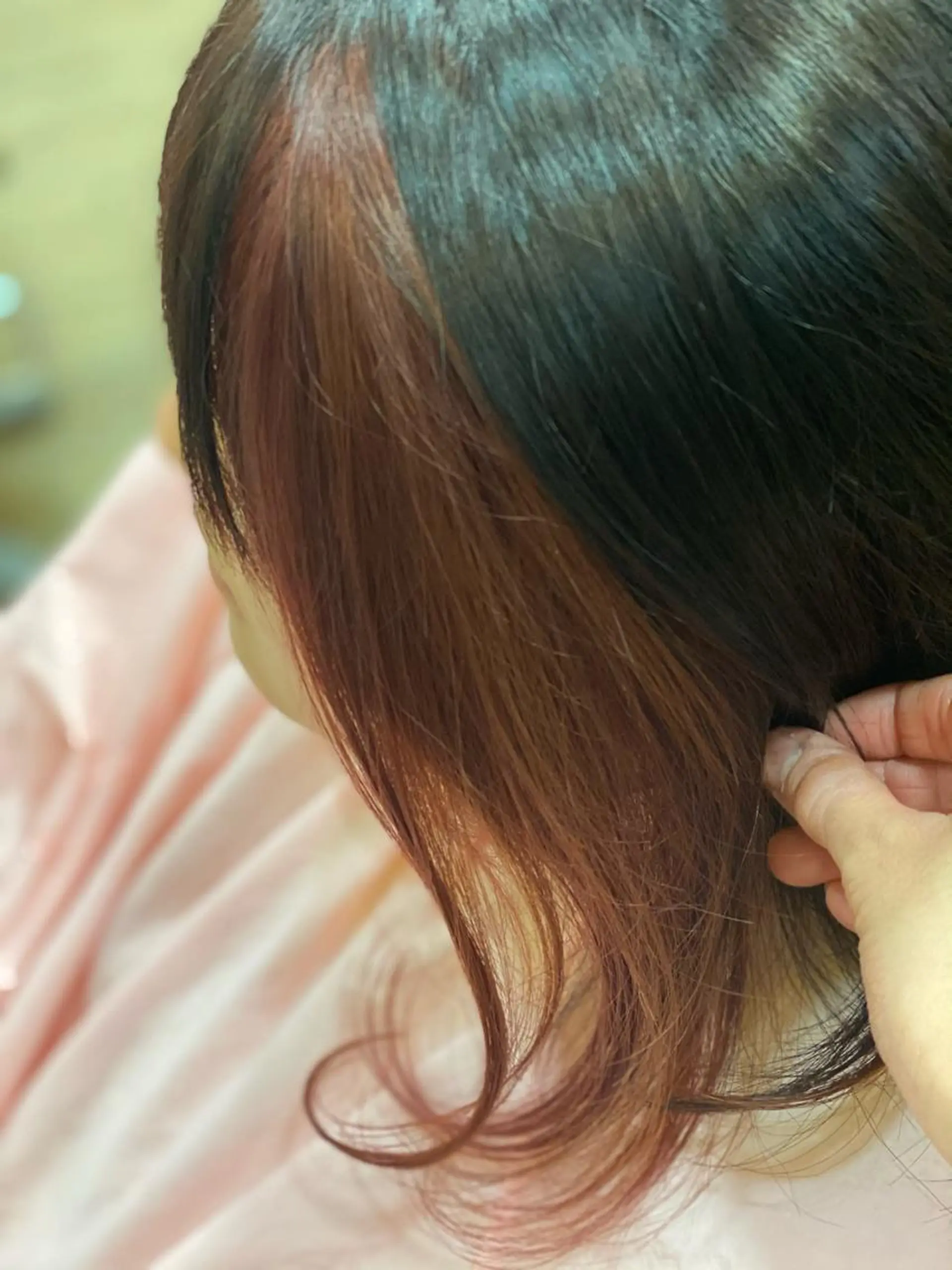 ミディアム 顔周りカット ヘアカラー トリートメント 鈴木 雅人のヘアスタイル