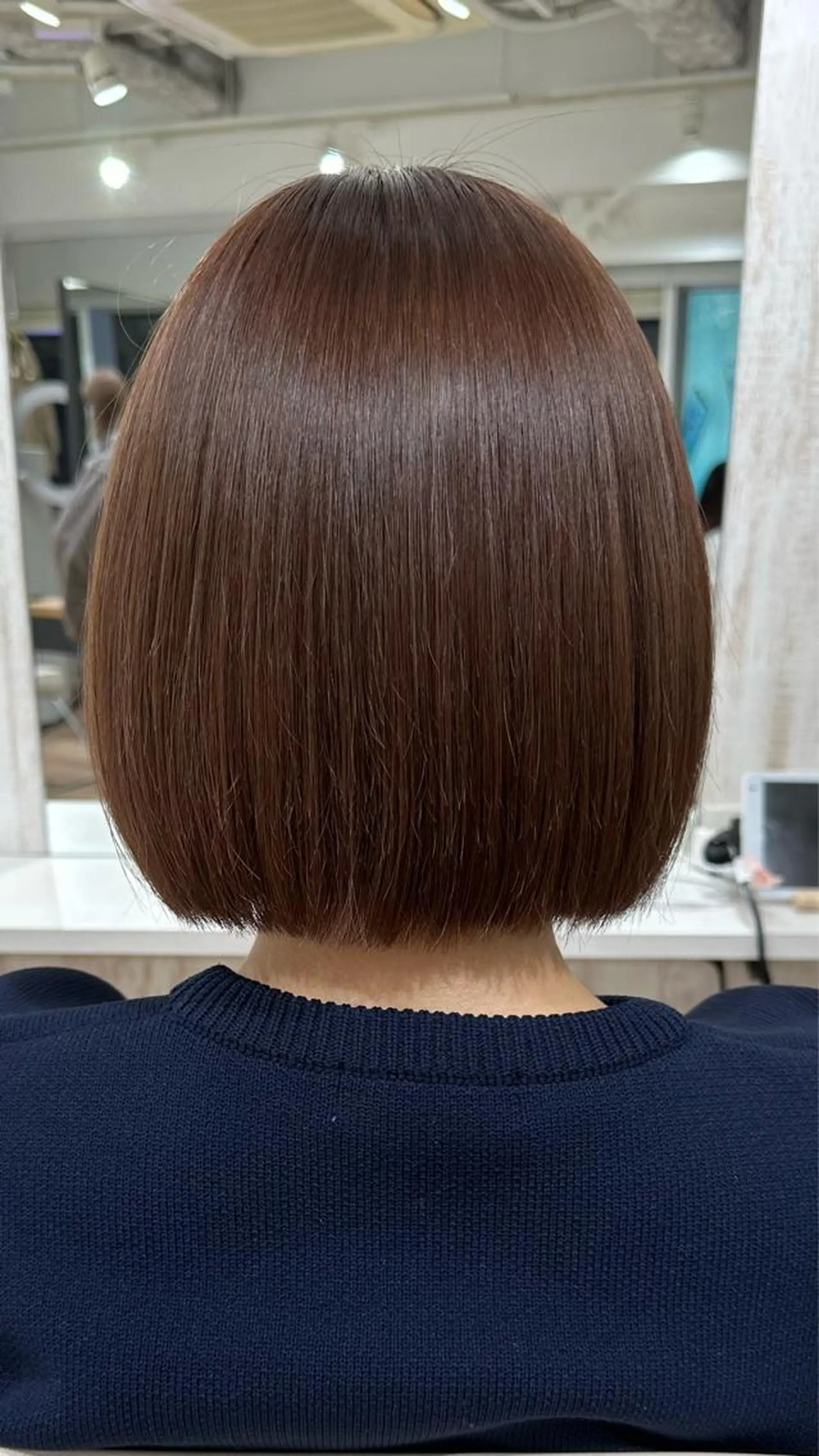 ミディアム ピンクブラウン 💛NOZOMI💛 ハイトーンカラーのヘアスタイル