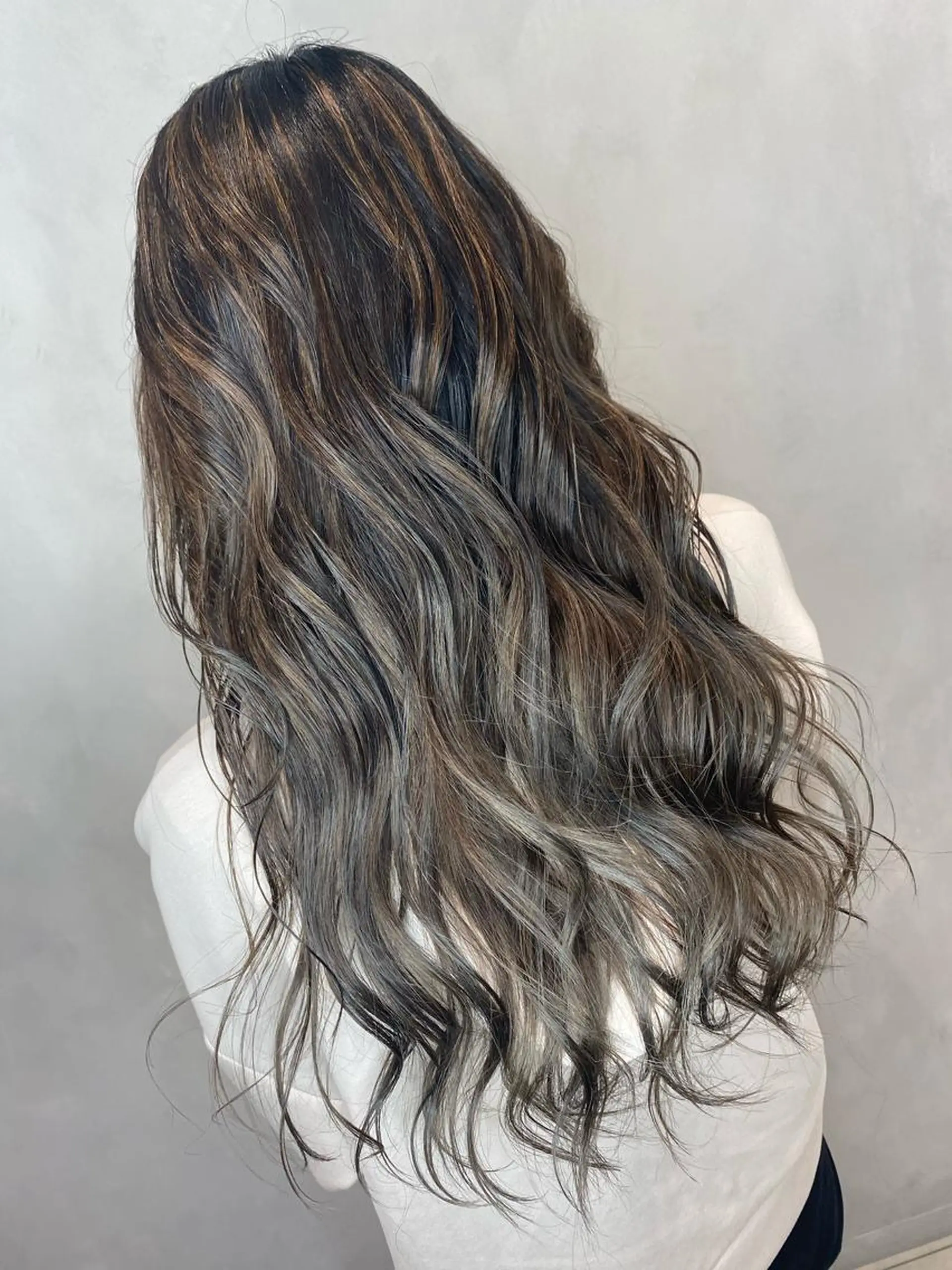 ロング カラー ヘアアレンジ カット ヘアカラー 渡辺　亮/ ハイライト/髪質改善のヘアスタイル
