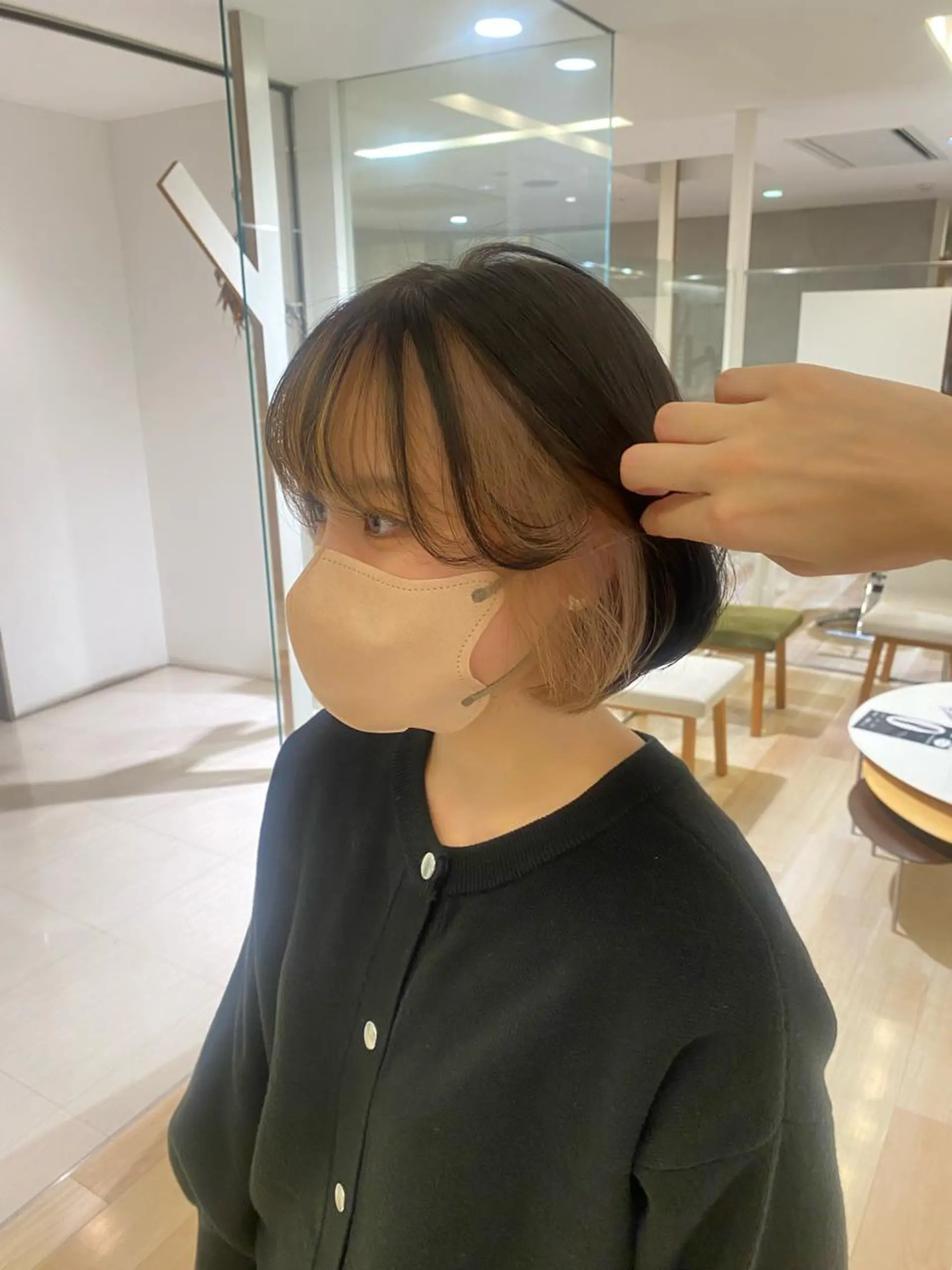 ショート カラー カット ヘアカラー トリートメント 松永 わかなのヘアスタイル