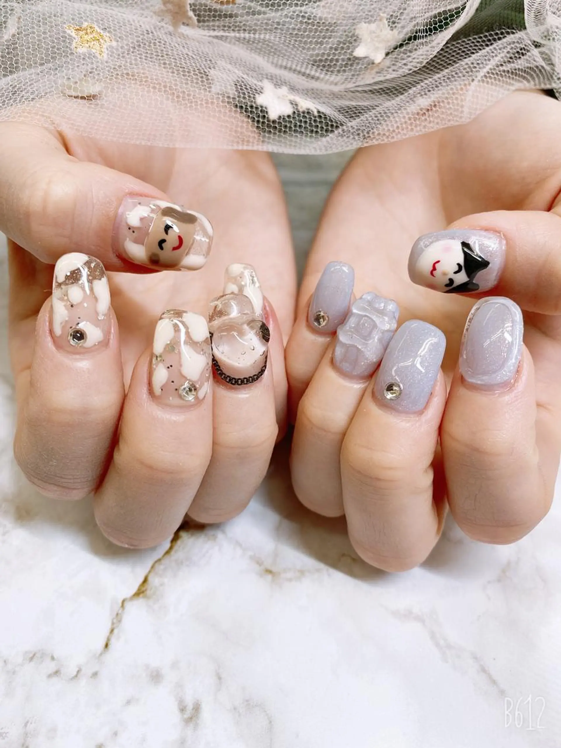 ネイル 🦋ネイルサロン ブラン🌈ゆりのネイルデザイン