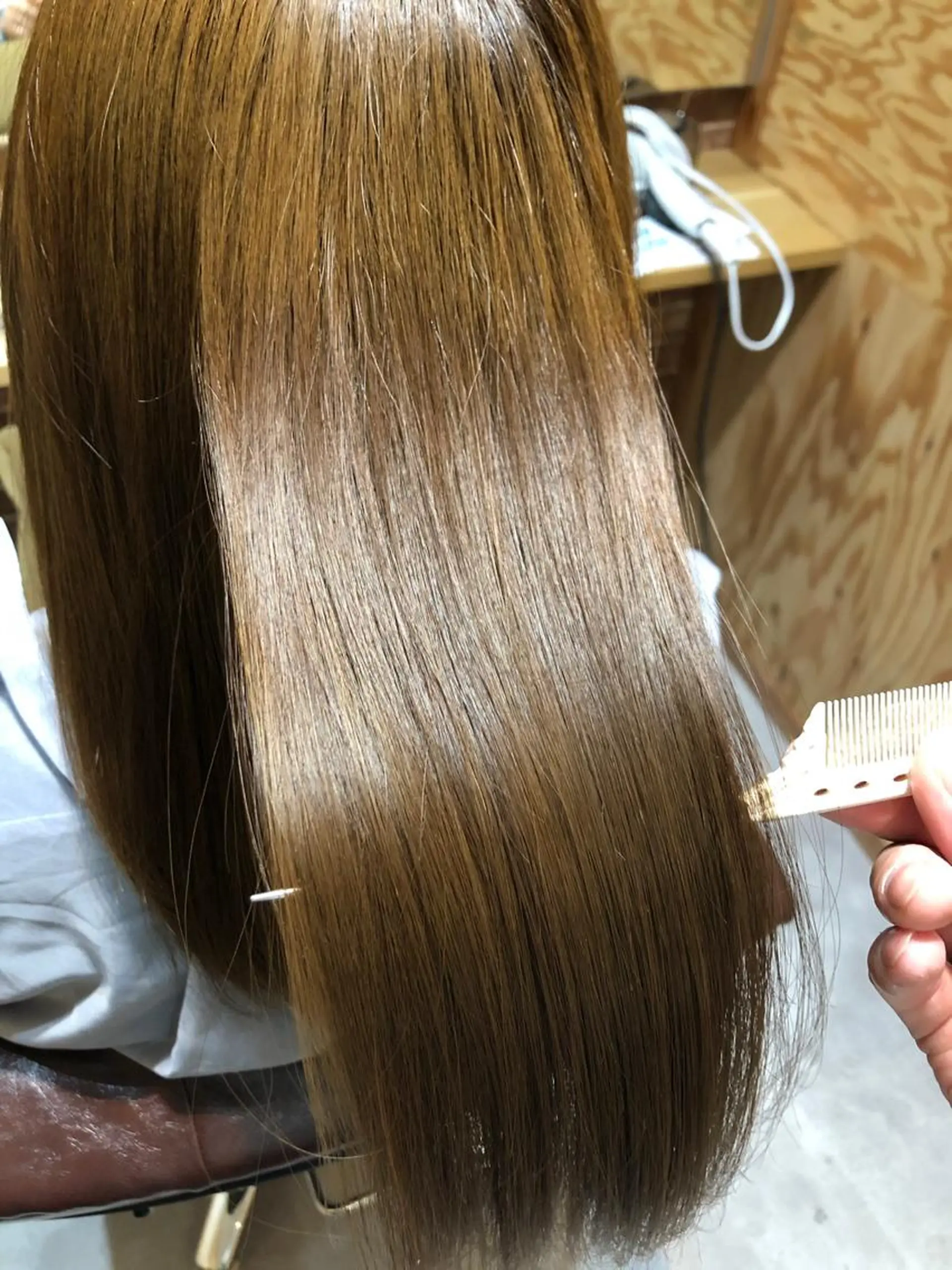 セミロング 髪質改善 トリートメント ⭐️艶髪⭐️髪質改善 newi町田 山本のヘアスタイル