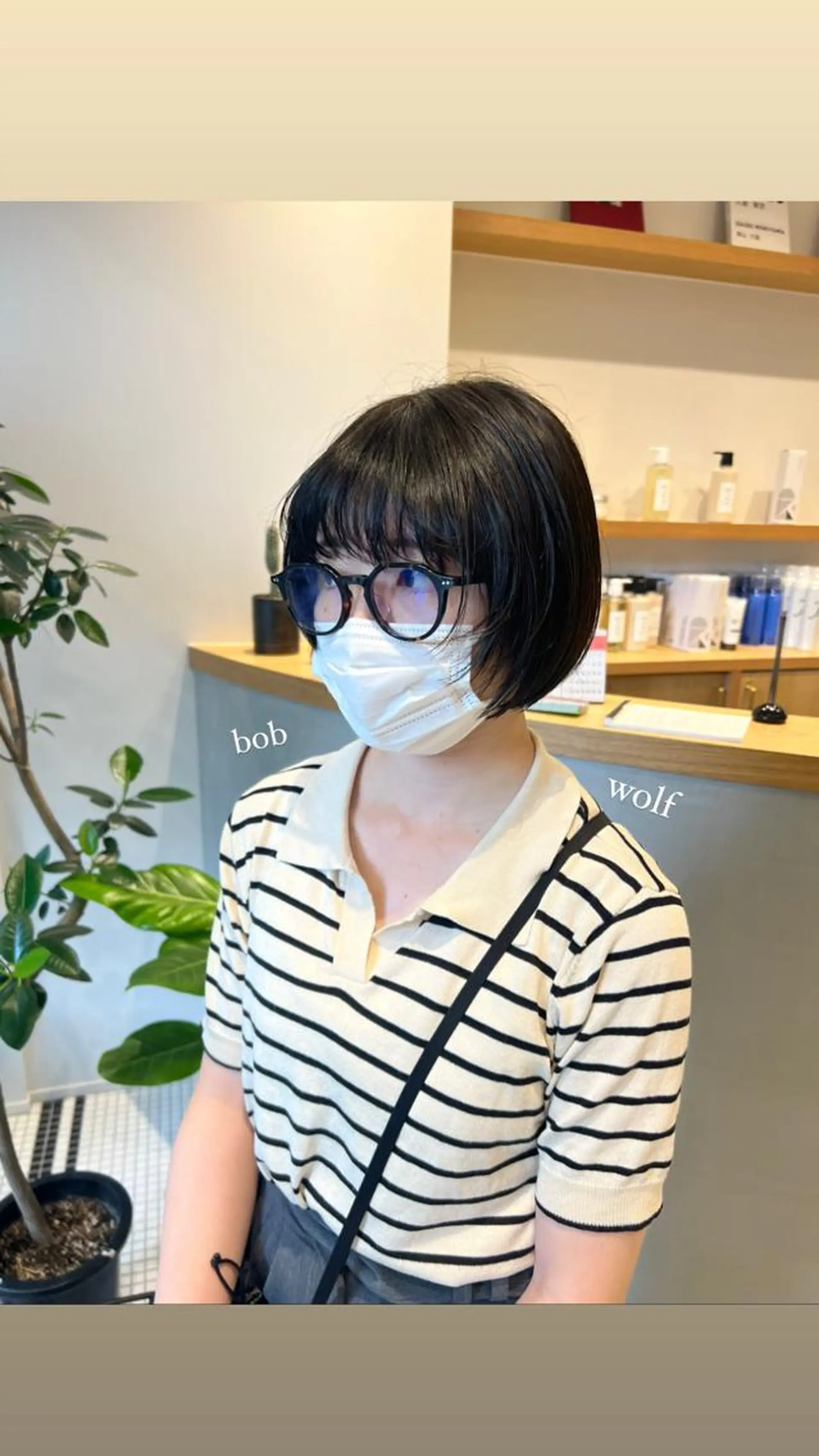 ショート 顔周りカット レイヤーカット パーマ/名古屋パーマ / コデラ ナナホのヘアスタイル