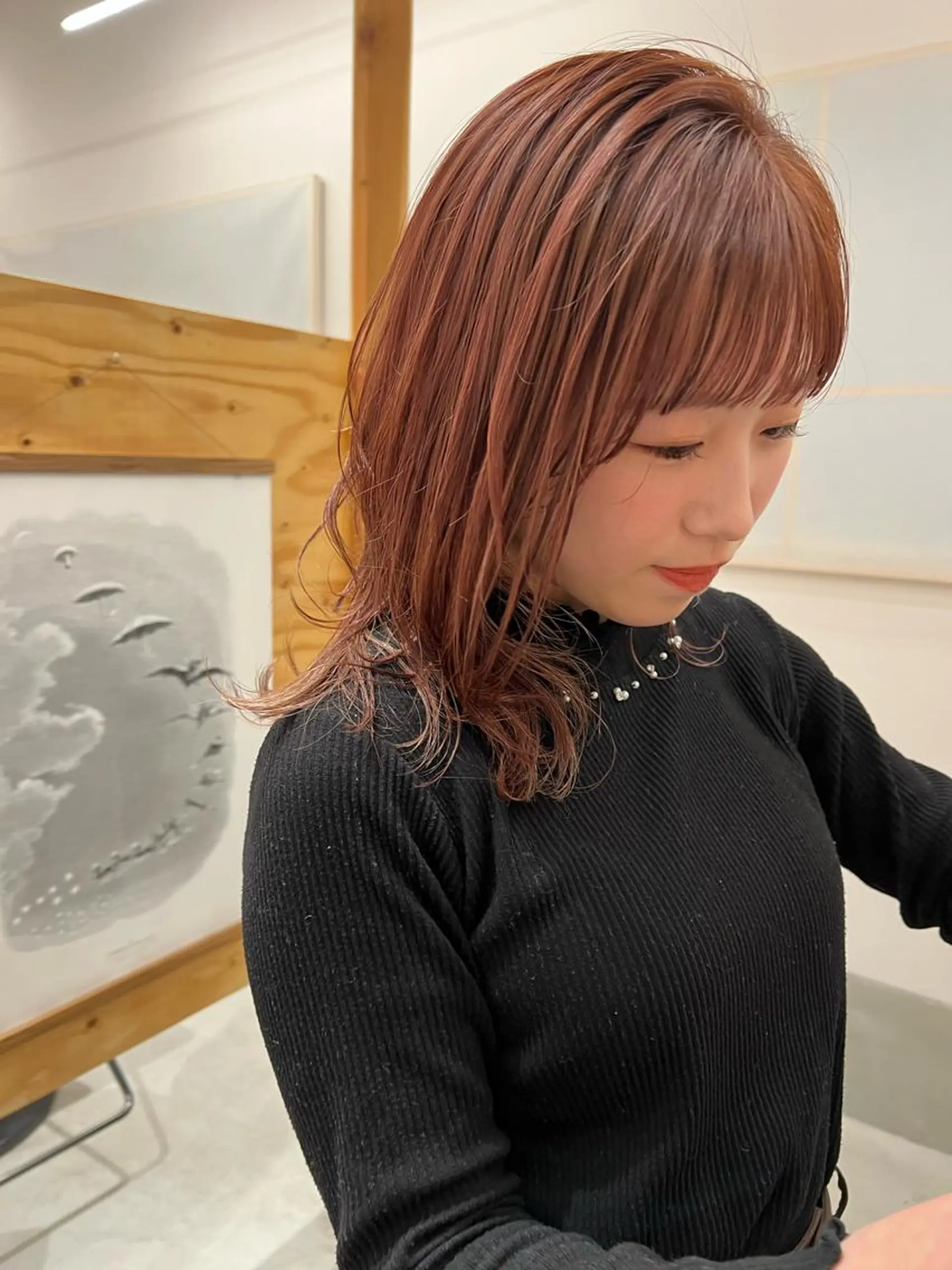 ミディアム カラー ヘアアレンジ 村岡 夏美のその他イメージ