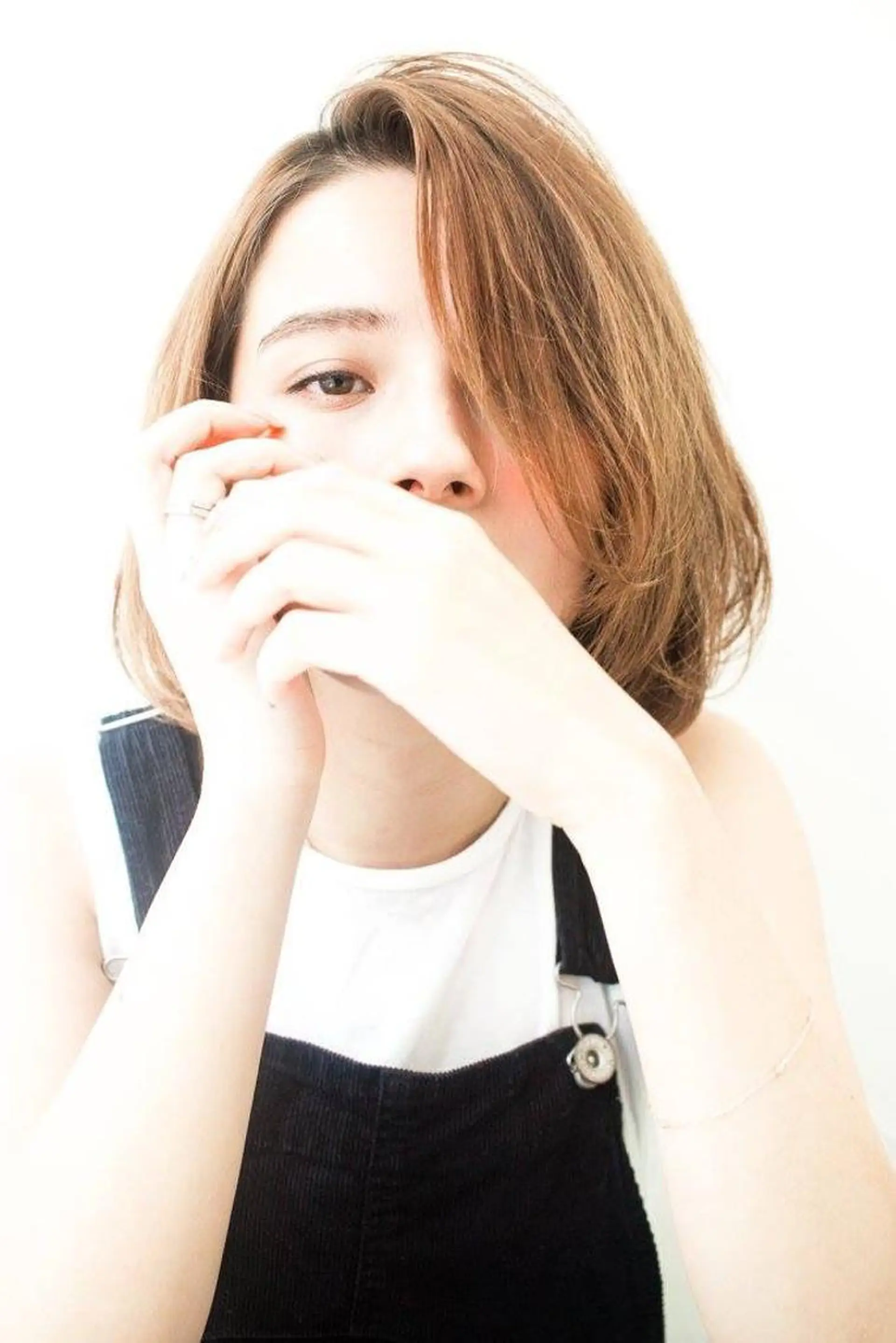 ミディアム セミロング カラー パーマ カット ヘアカラー トリートメント STAR所属・内藤 達也のヘアスタイル