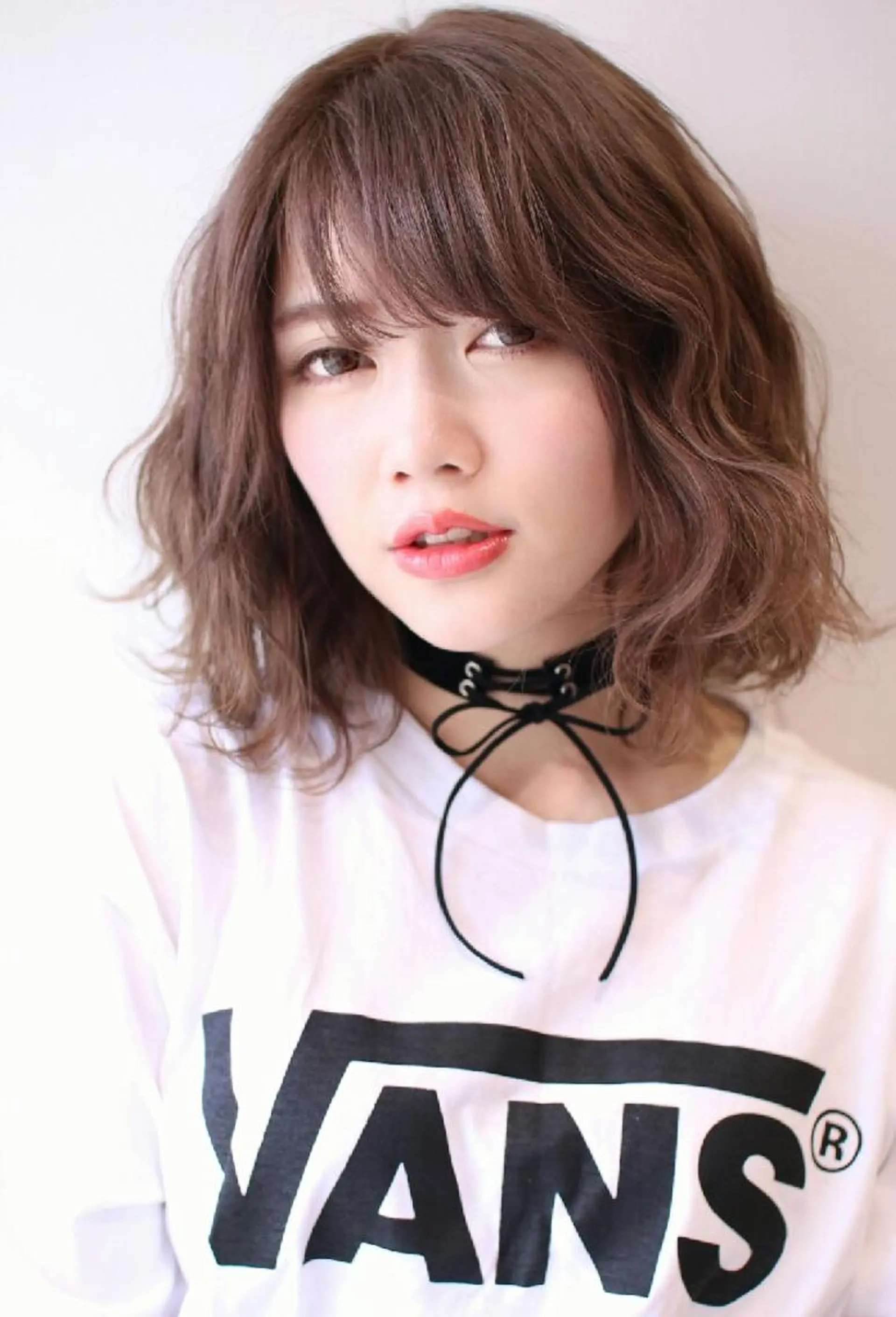 ミディアム カラー ヘアカラー 堀内 翔のヘアスタイル
