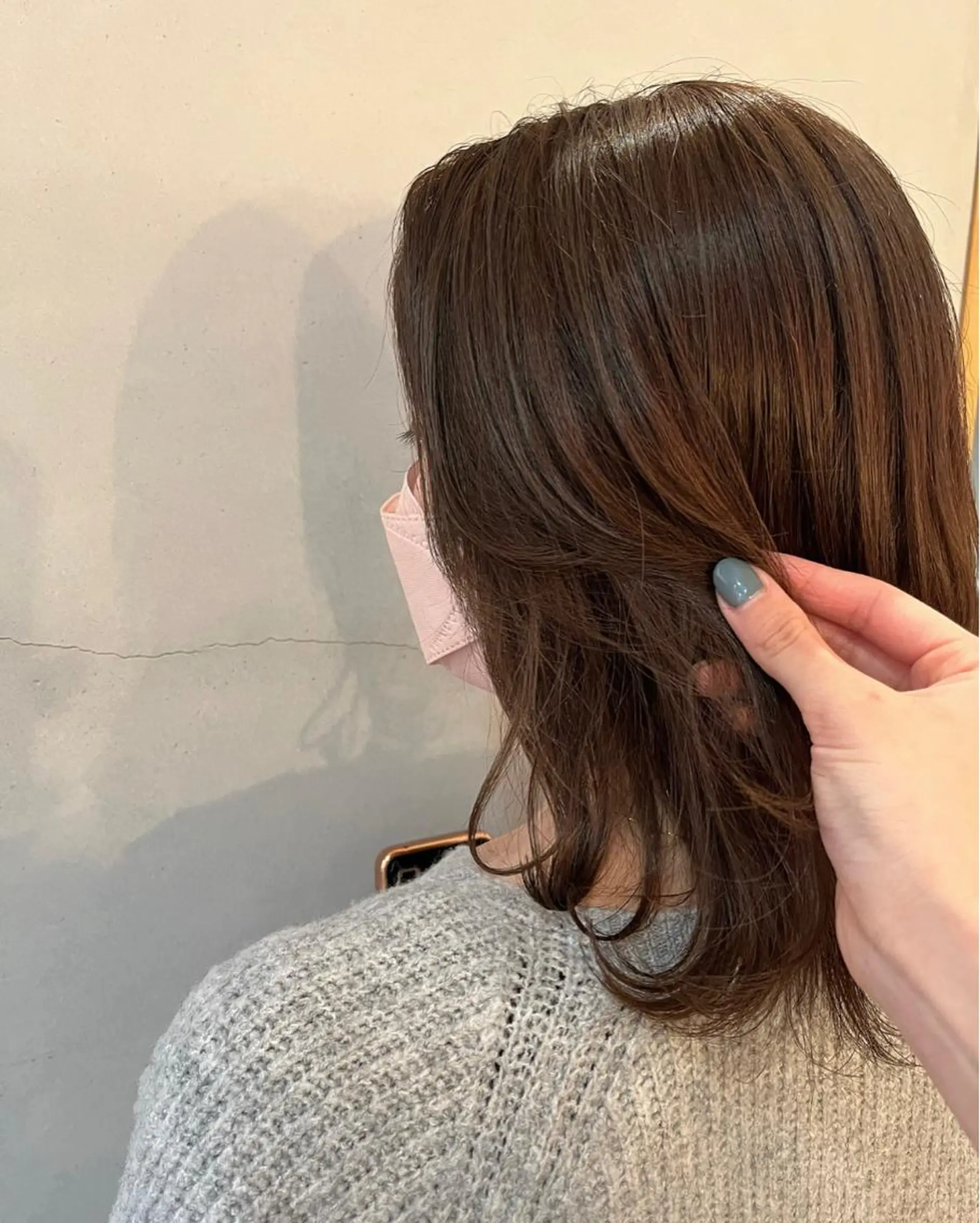 ミディアム カラー アドラーブル 松崎店所属・仲村 夏希のヘアスタイル