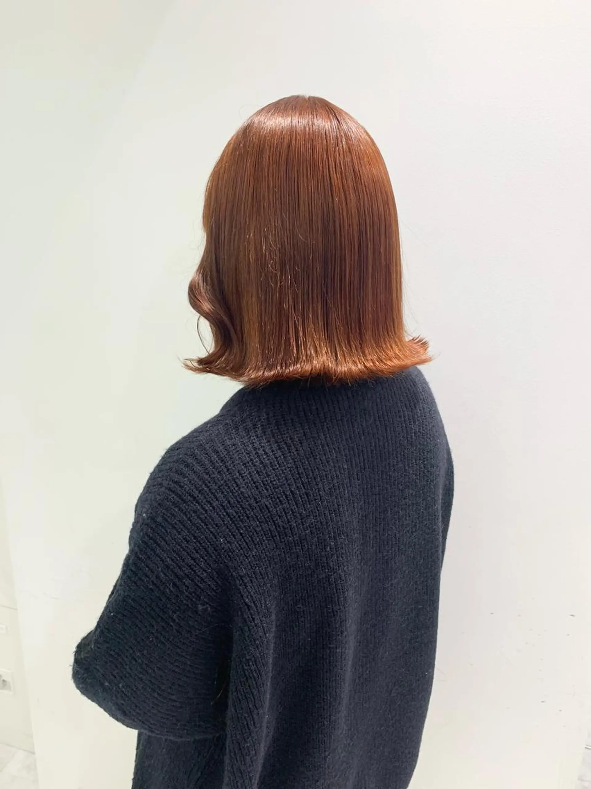 ミディアム カラー ブラウンカラー オレンジ 🪞ハイトーン🪞 🤍waka🤍のヘアスタイル