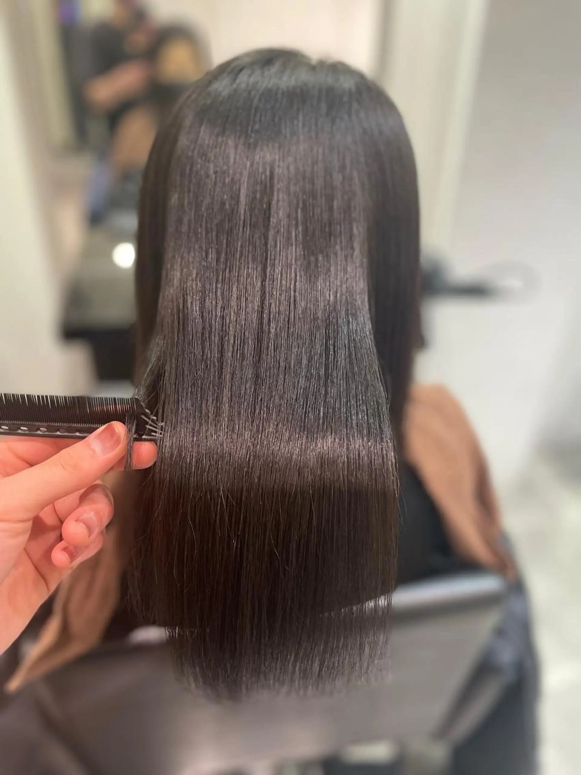 セミロング 美髪矯正 Rioのヘアスタイル